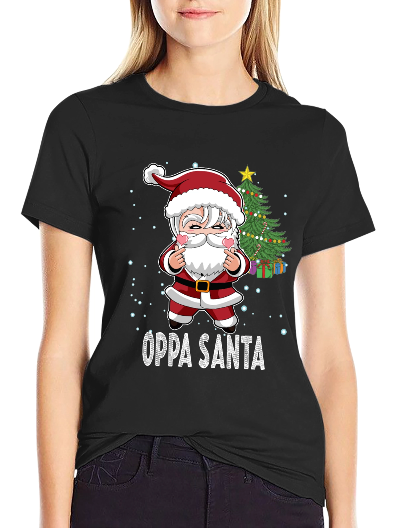Oppa Santa Christmas T-Shirt