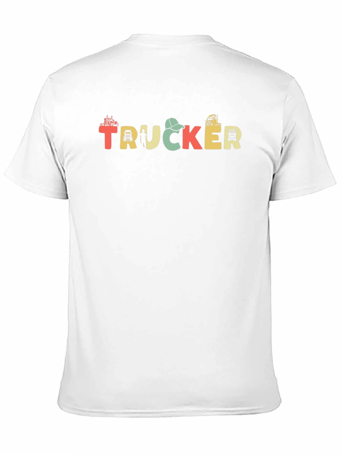 Trucker Graphic T-Shirt - Black