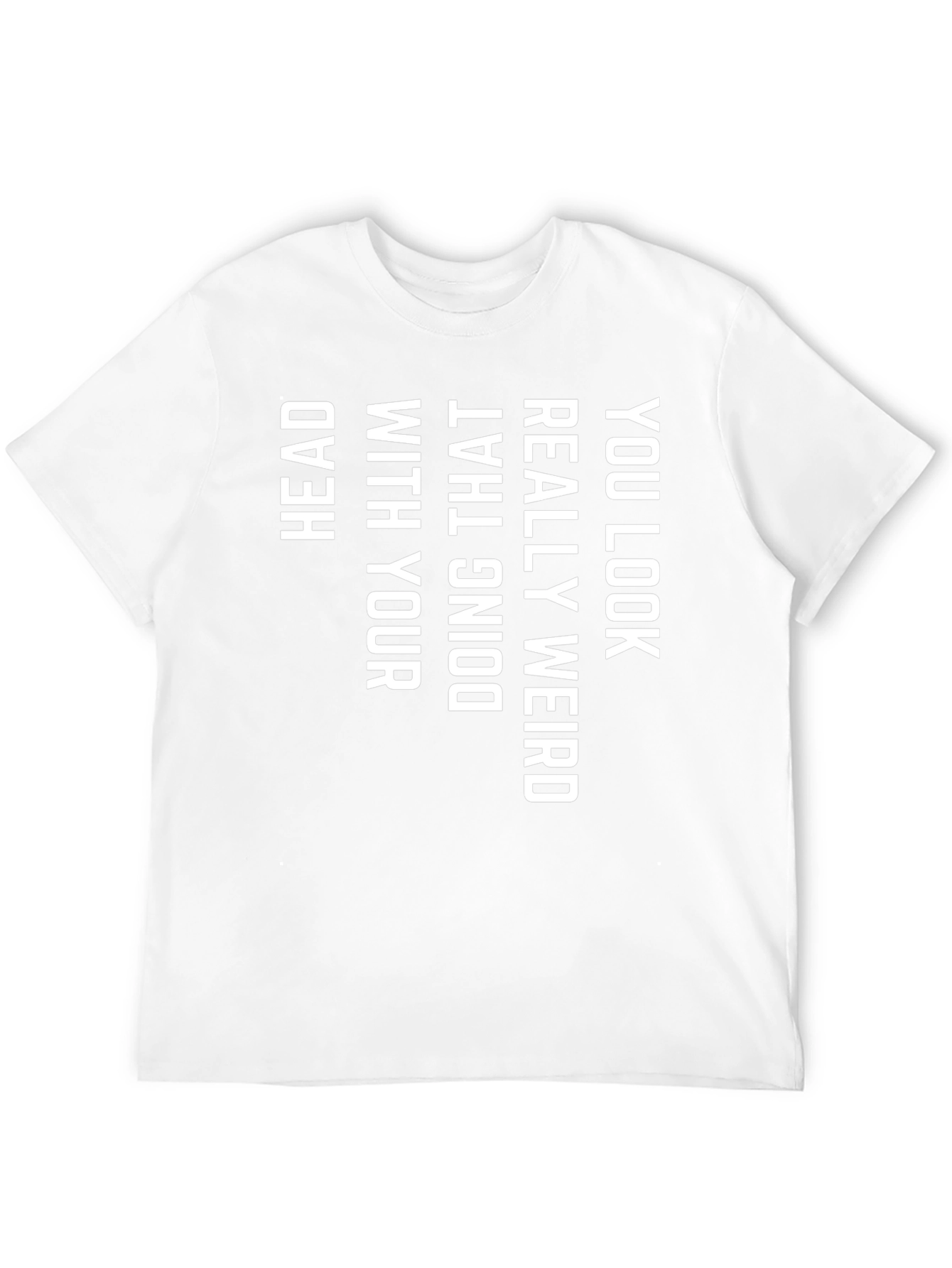 Funny Weird Graphic Print Tee