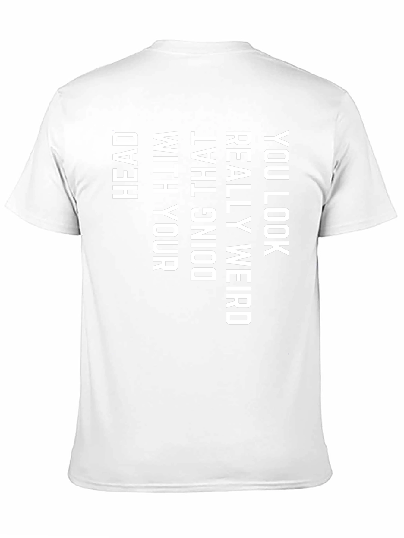 Funny Weird Graphic Print Tee