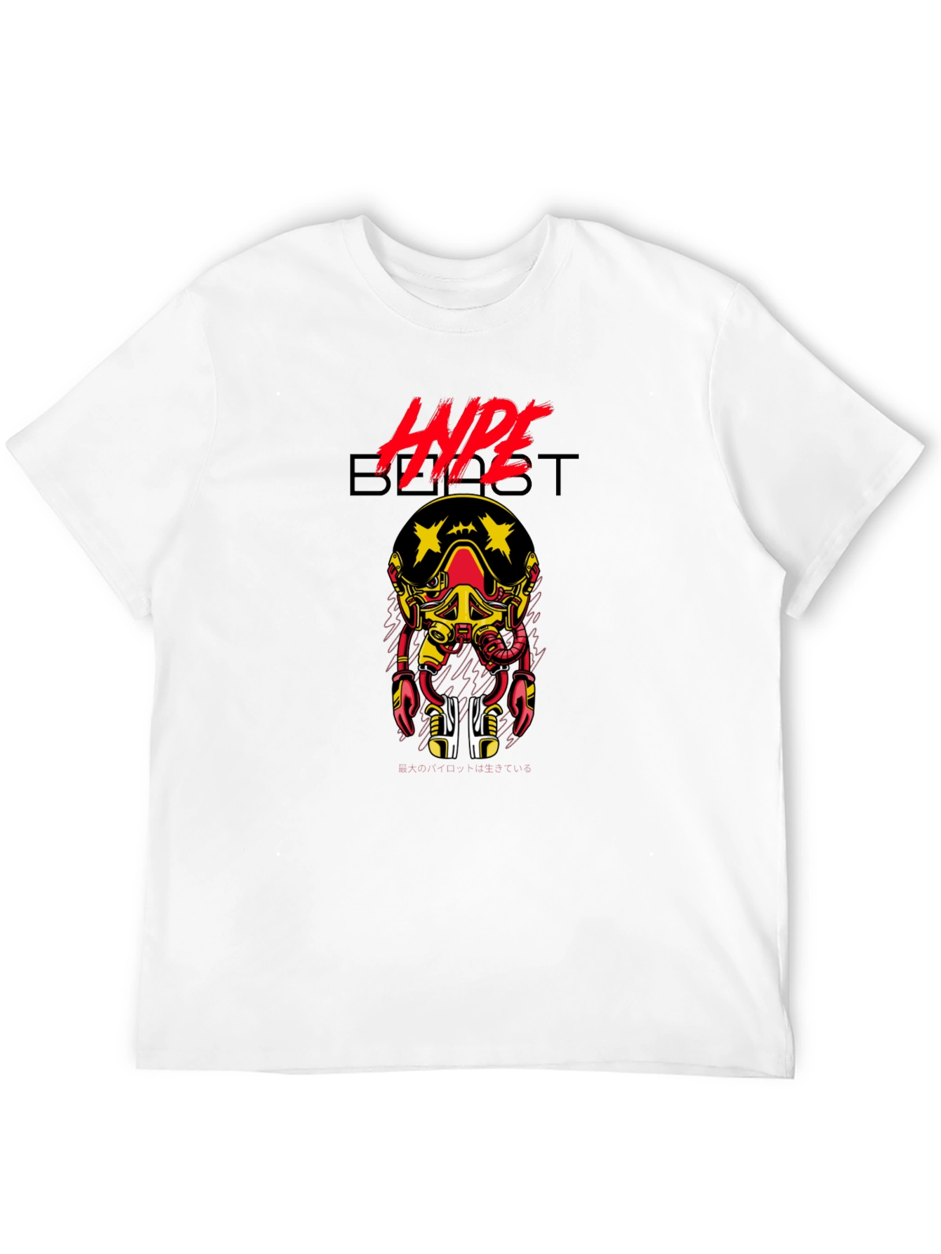 Hypebeast Graphic Print Crew Neck T-Shirt