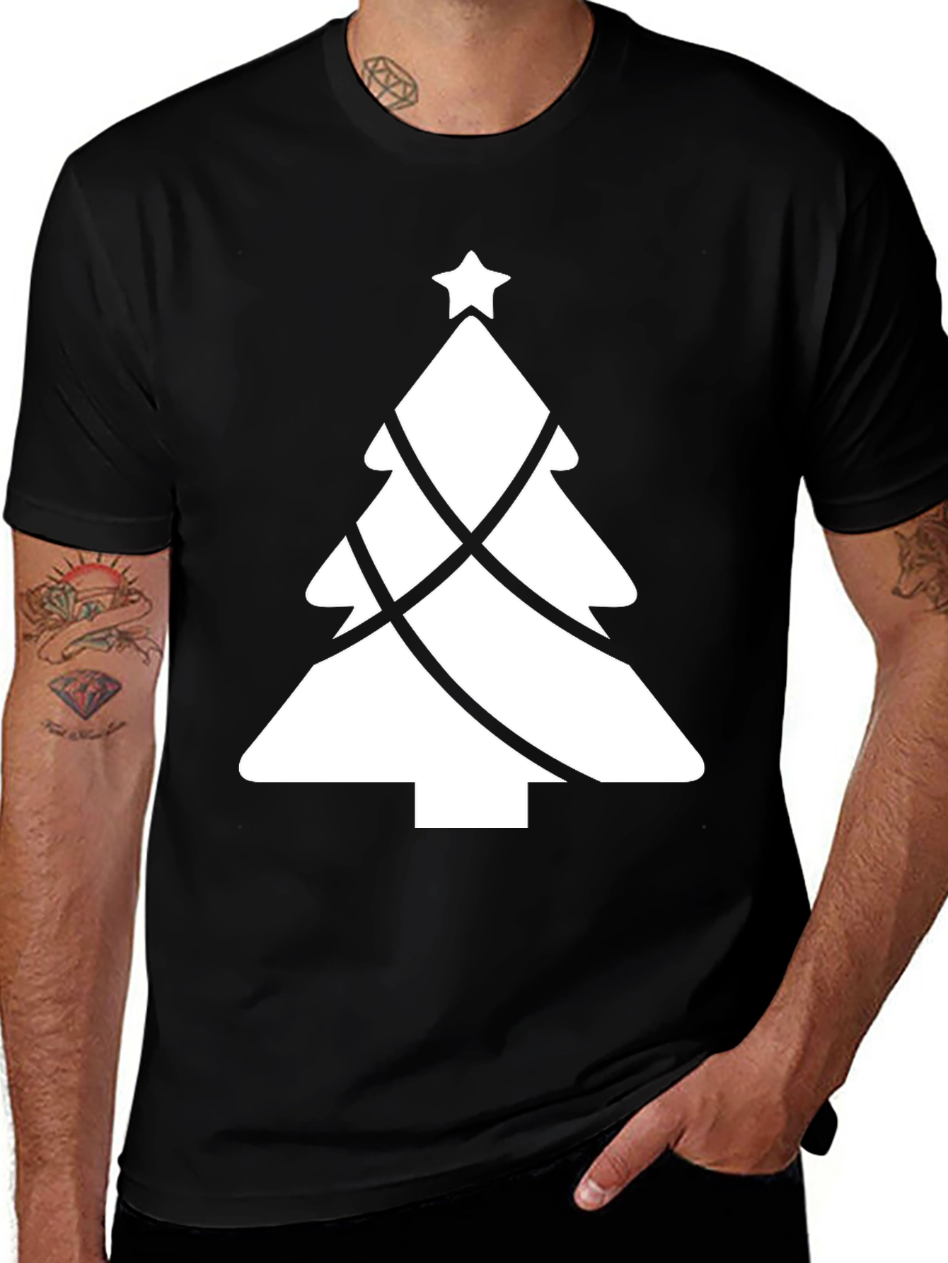 Festive Christmas Tree T-Shirt - Holiday Style