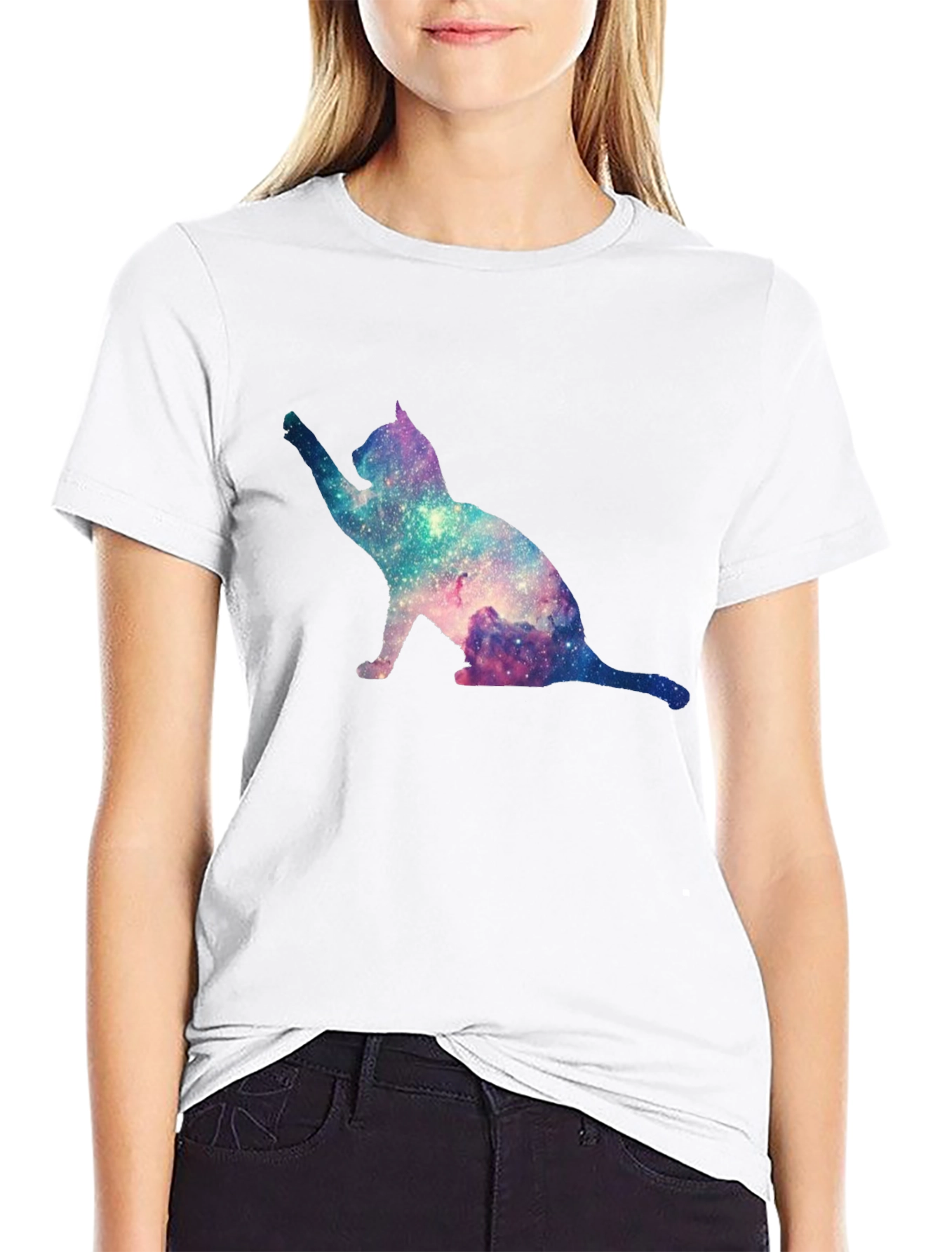 Galaxy Cat T-Shirt - Unique Space Design Tee