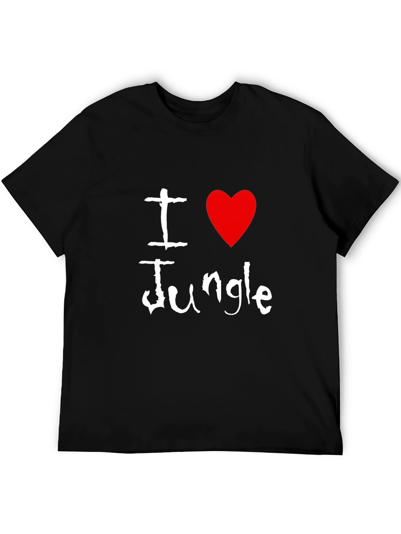 I Heart Jungle Black T-Shirt