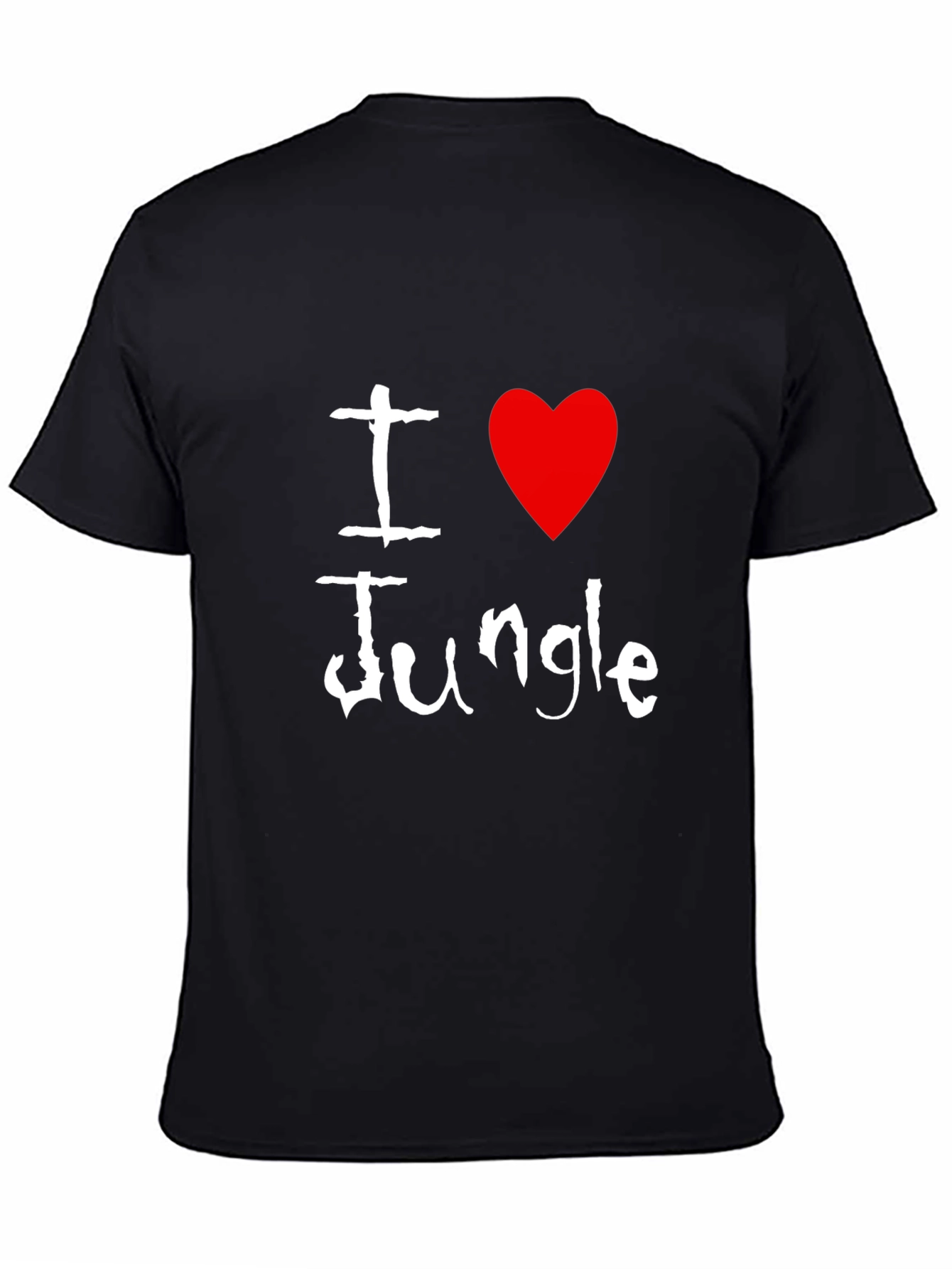 I Heart Jungle Black T-Shirt