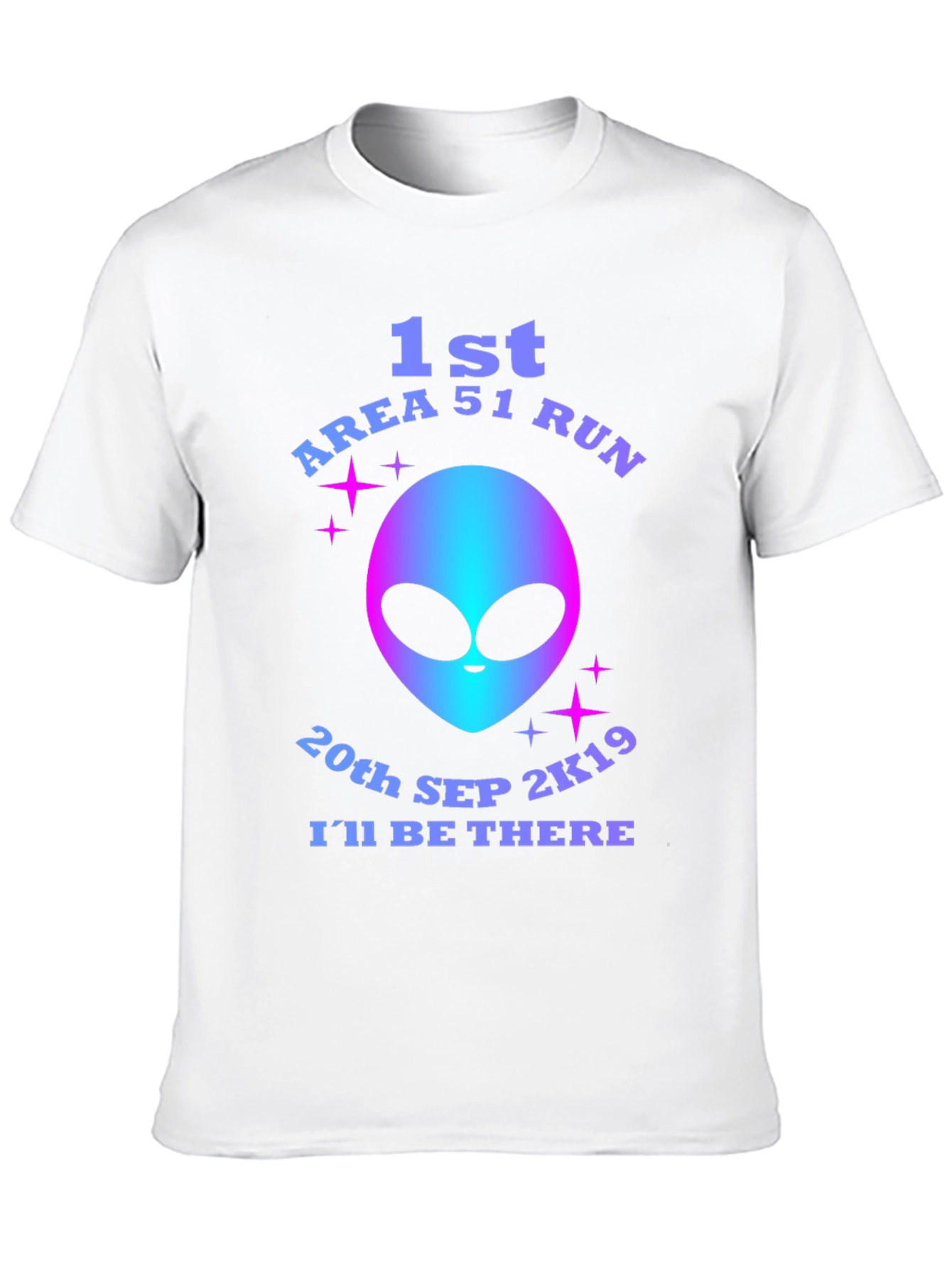 Area 51 Run T-Shirt - Alien Graphic Novelty Tee