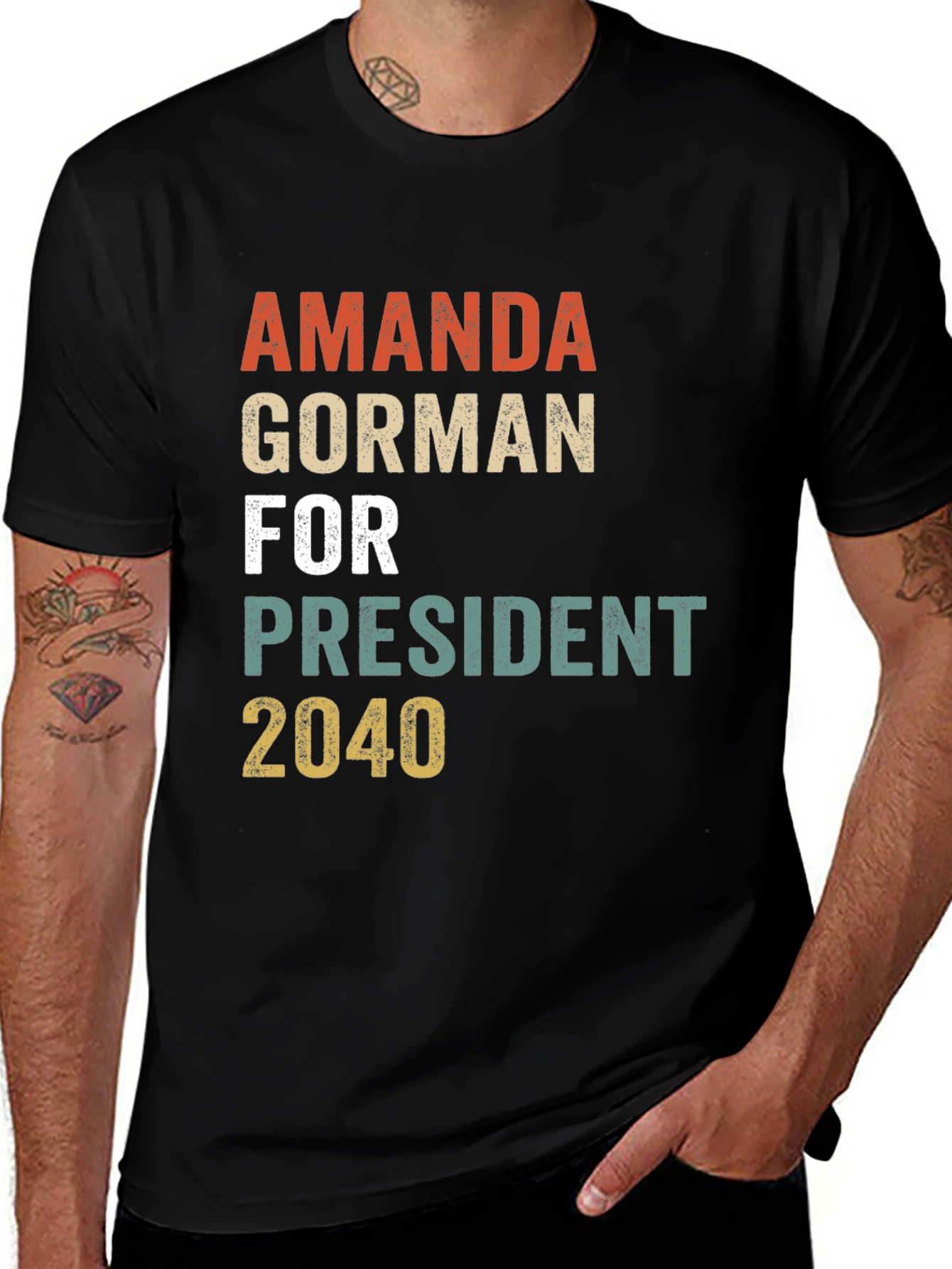 Amanda Gorman for President 2040 T-Shirt