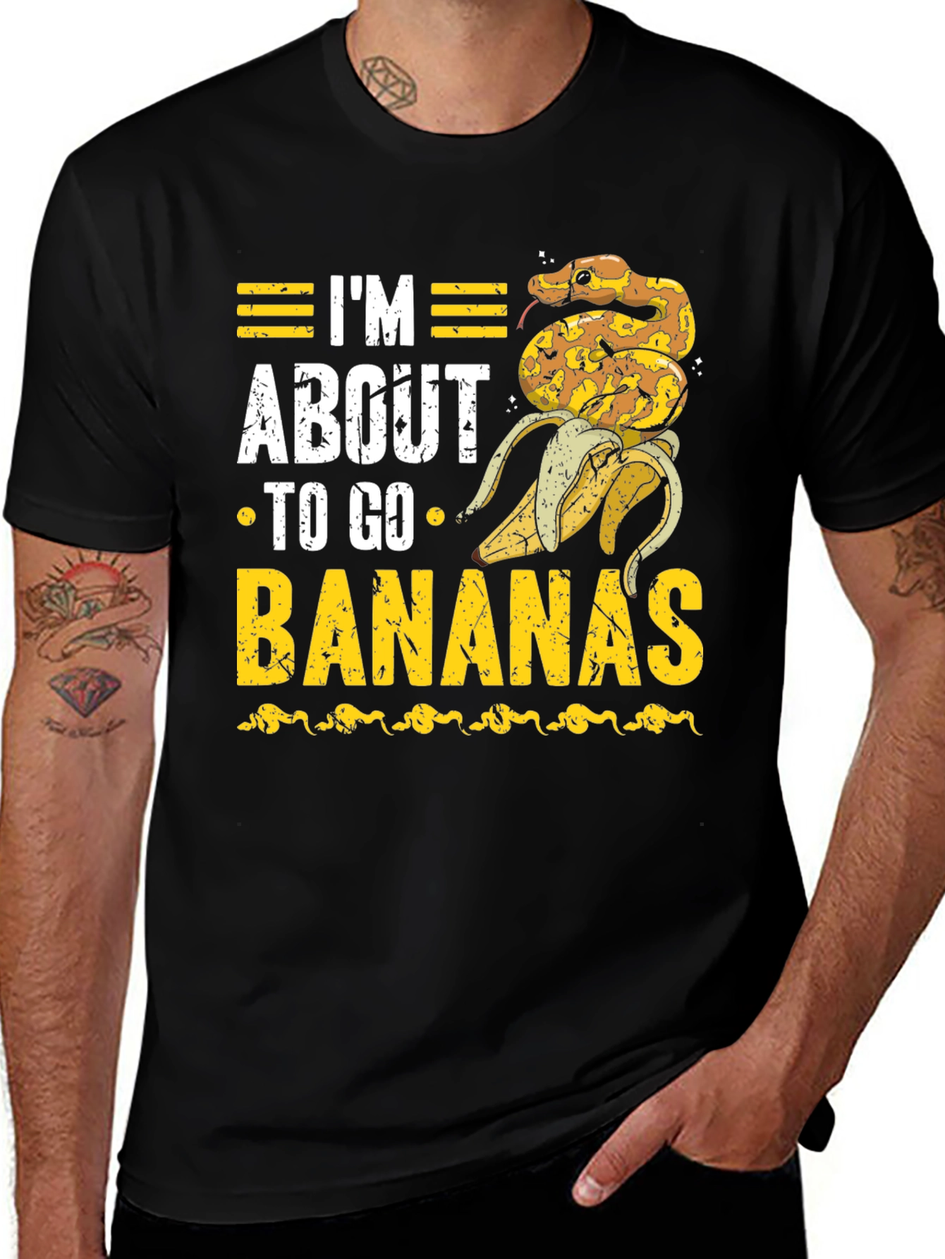 Im About To Go Bananas Snake T-Shirt