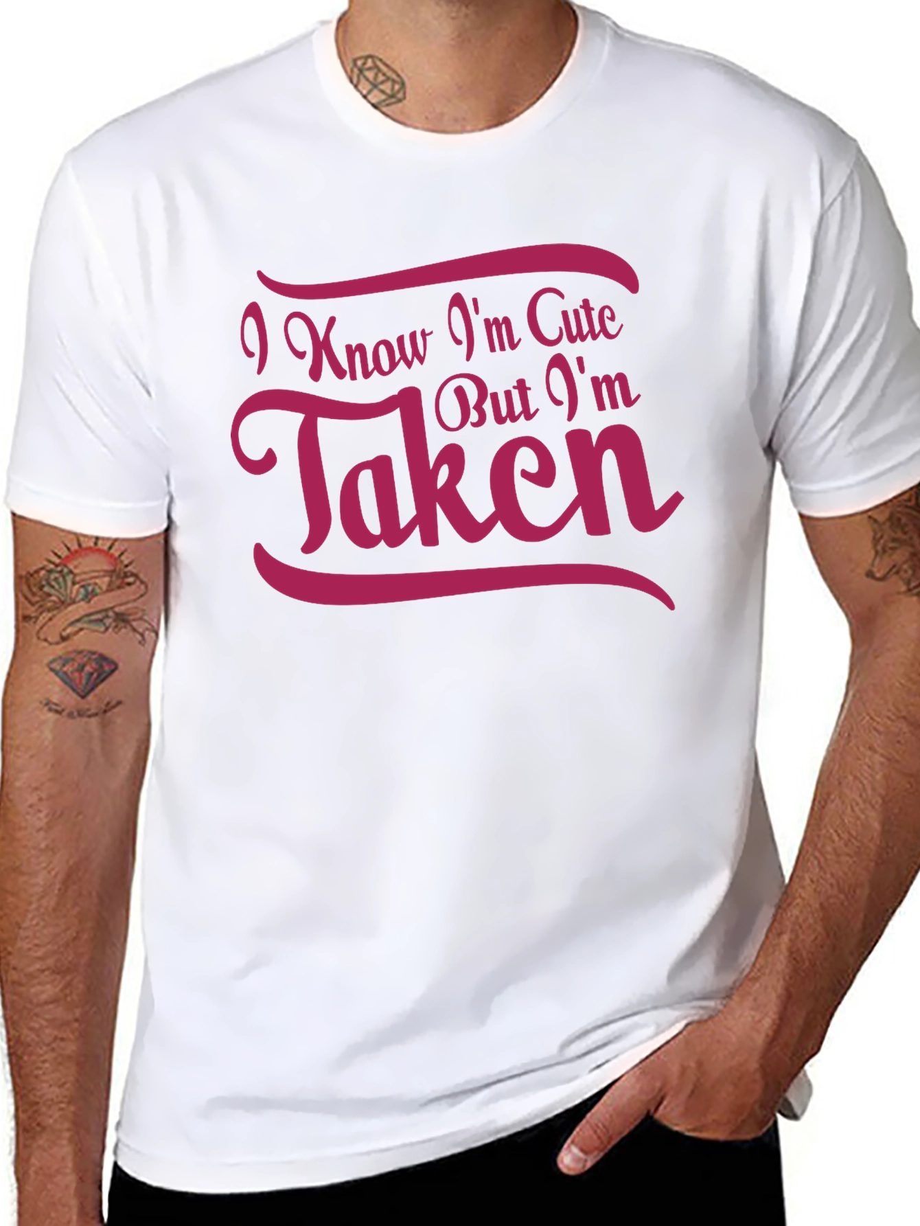 Cute But Taken T-Shirt - Novelty Graphic Tee