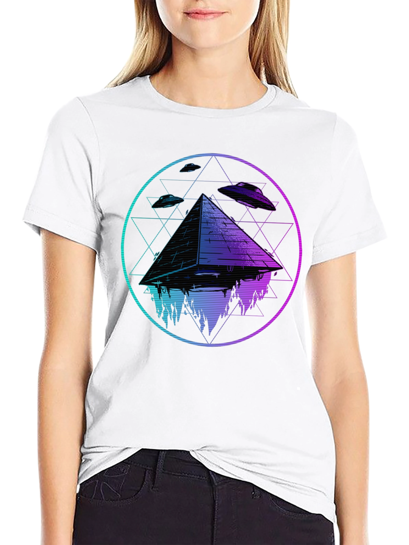 Mystic Pyramid UFO T-Shirt