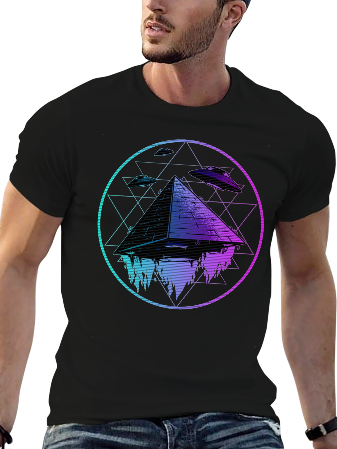 Mystic Pyramid UFO T-Shirt