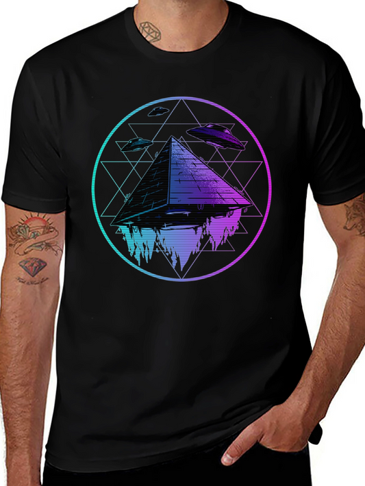 Mystic Pyramid UFO T-Shirt