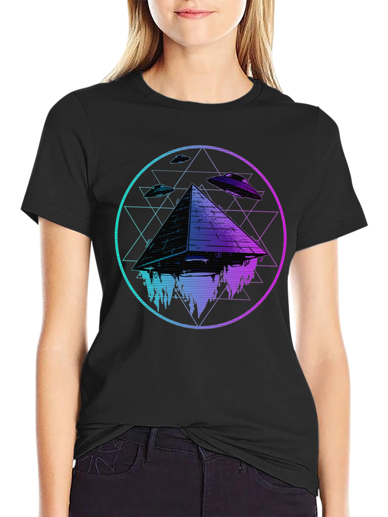 Mystic Pyramid UFO T-Shirt