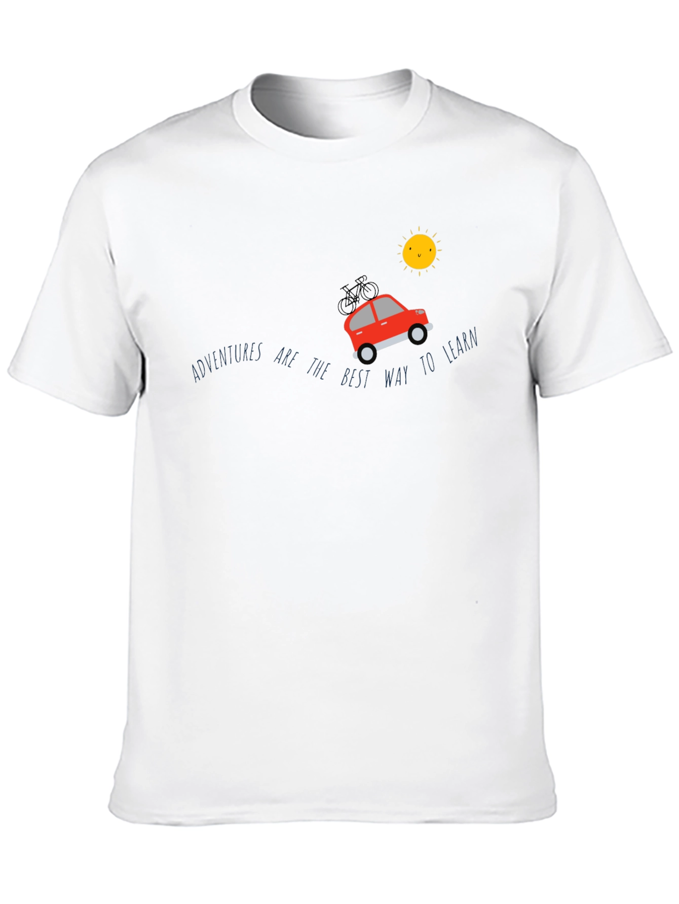 Adventure Awaits Graphic Tee - Black