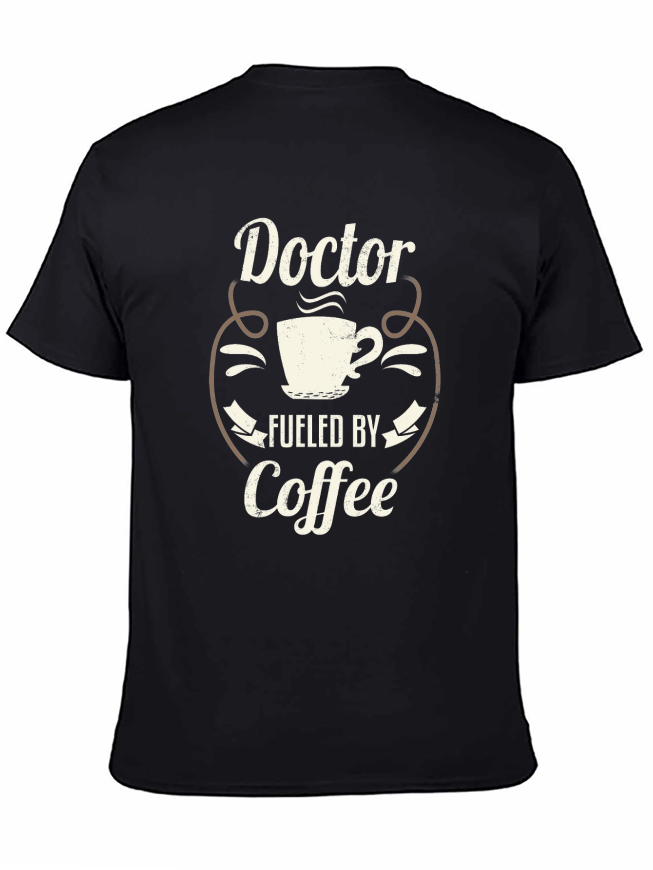 Doctor Fueled By Coffee Graphic T-Shirt