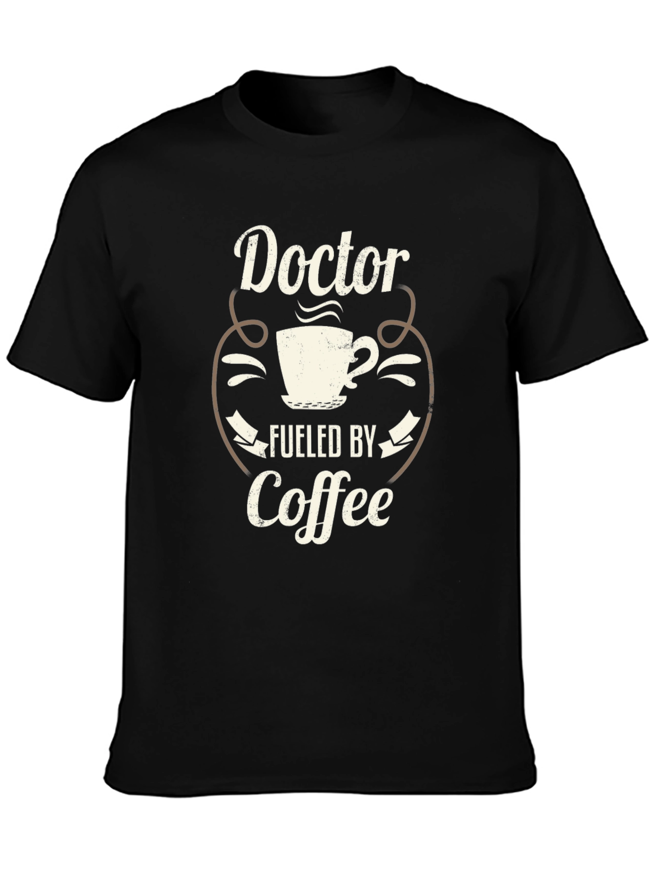 Doctor Fueled By Coffee Graphic T-Shirt