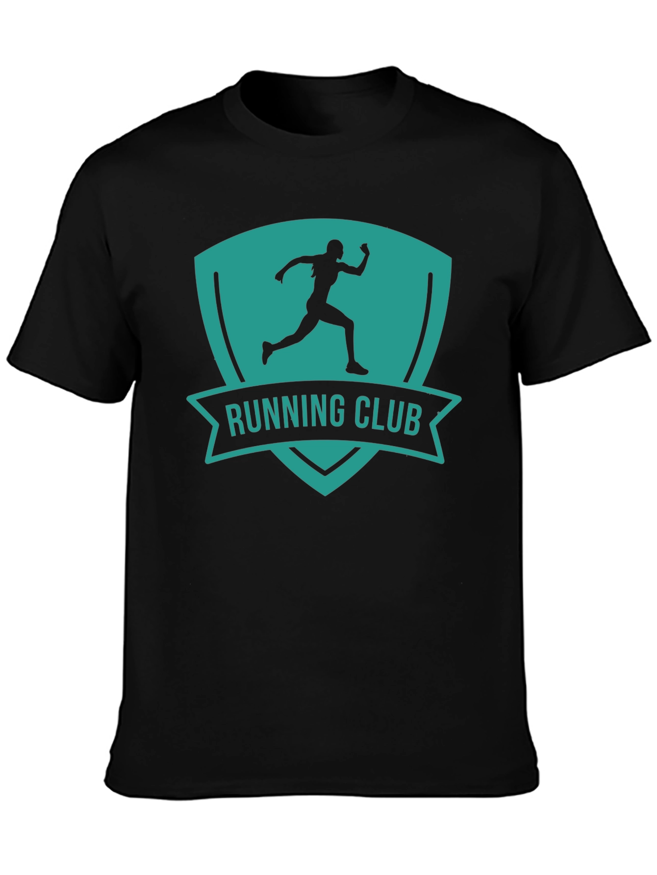 Running Club Graphic Tee - Black