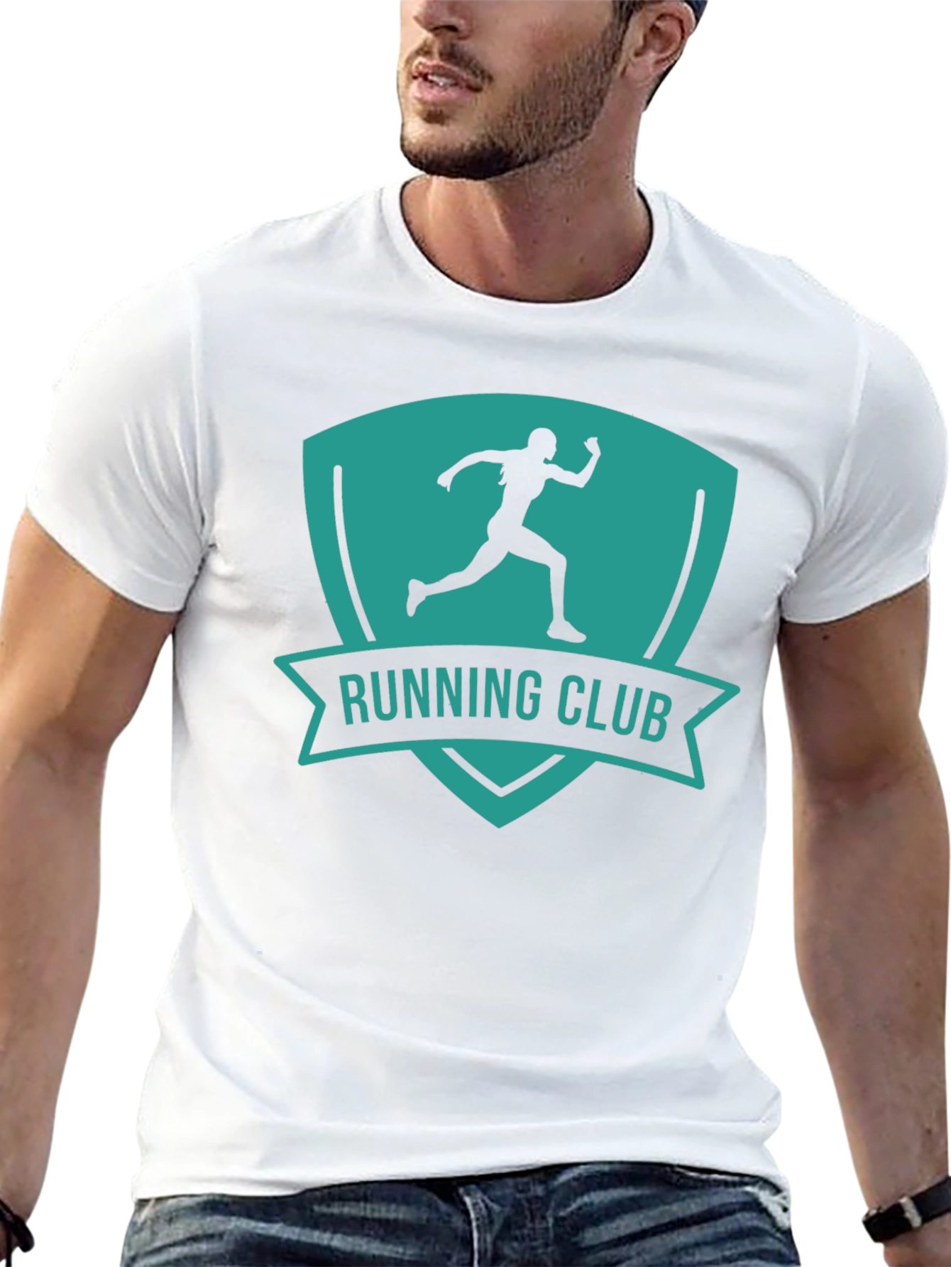 Running Club Graphic Tee - Black