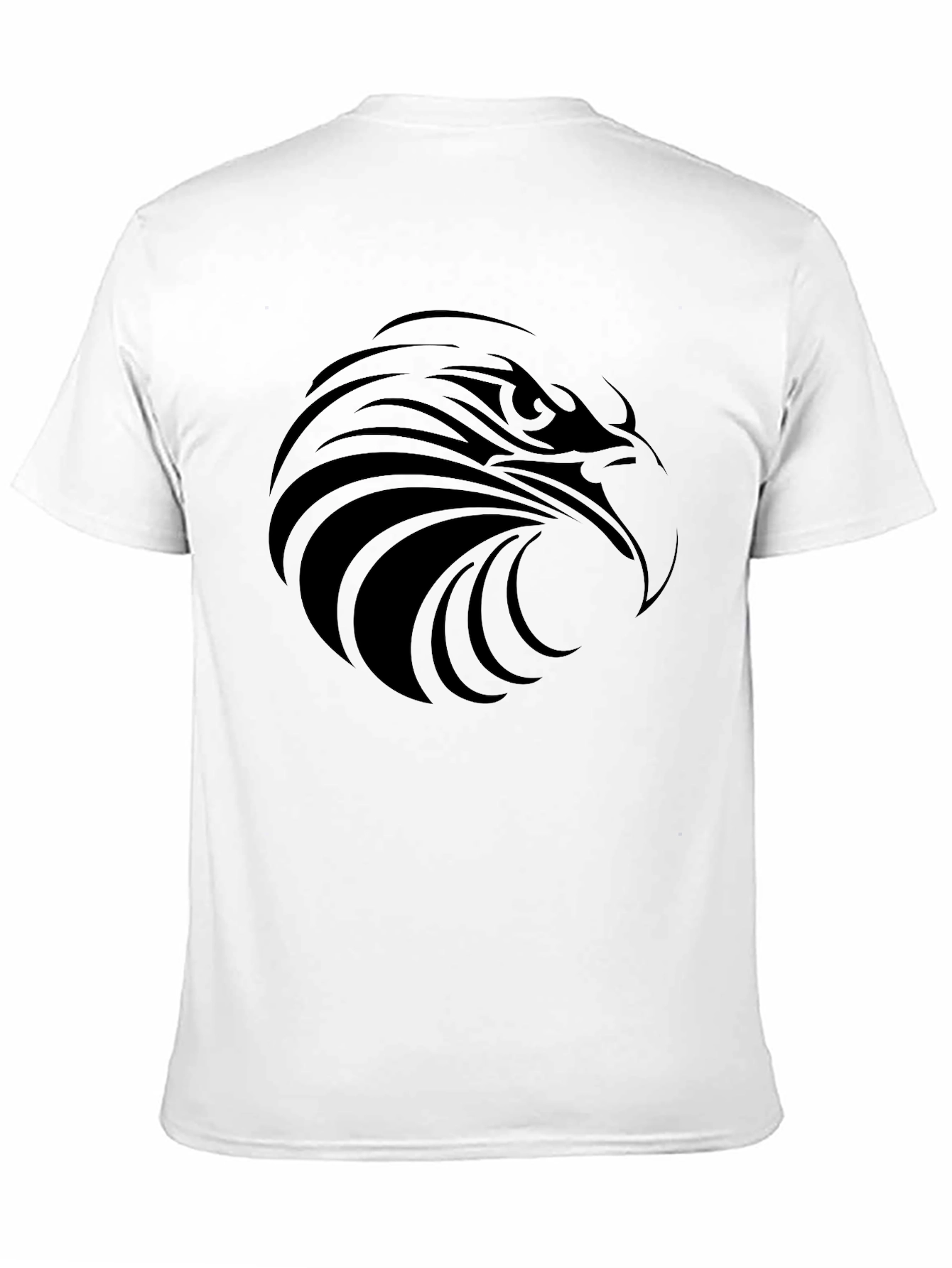 Mens Black Eagle Graphic Tee - Stylish Casual Wear