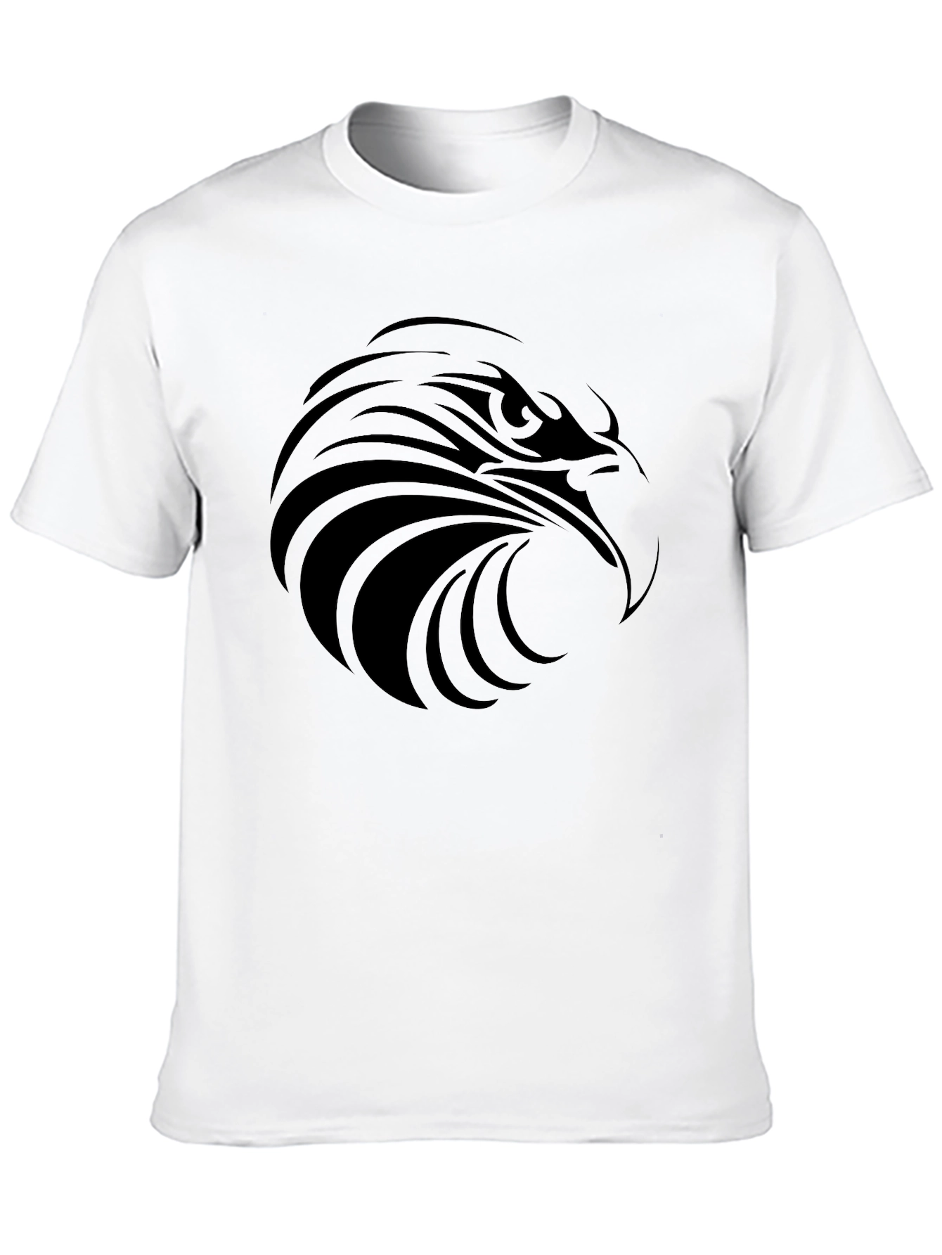 Mens Black Eagle Graphic Tee - Stylish Casual Wear