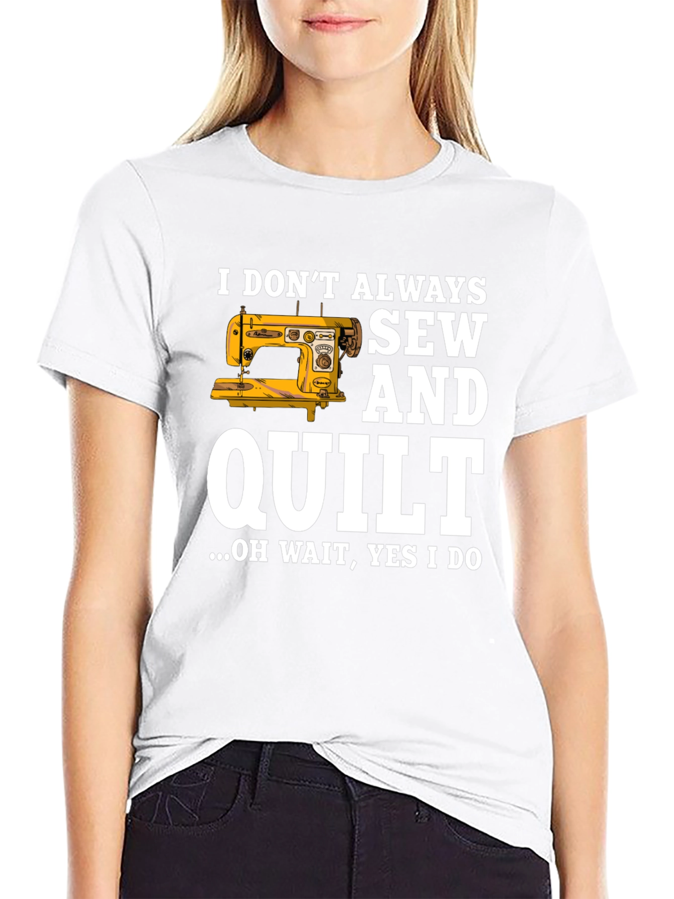 Sew & Quilt T-Shirt - Funny Quilting Gift Tee