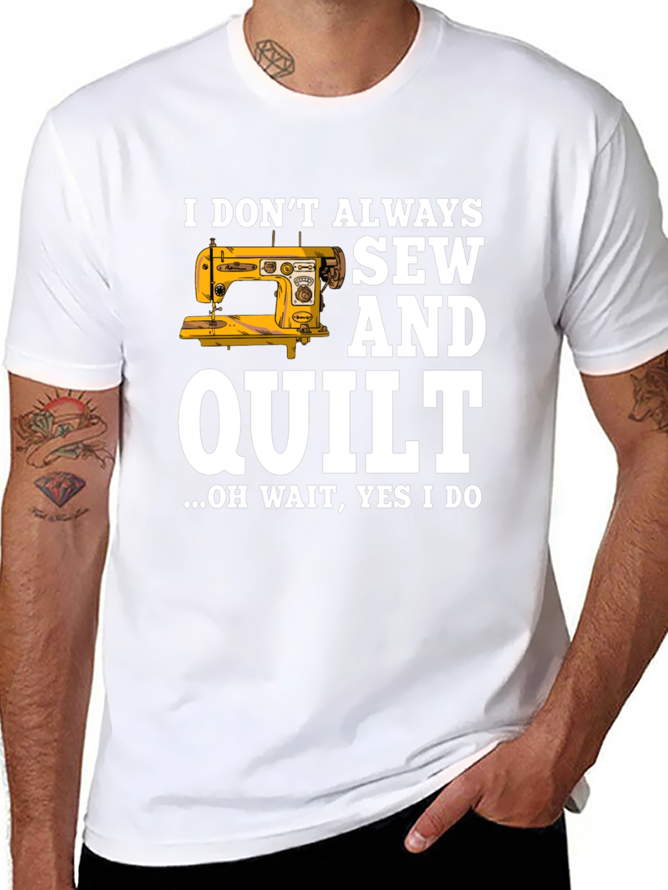 Sew & Quilt T-Shirt - Funny Quilting Gift Tee