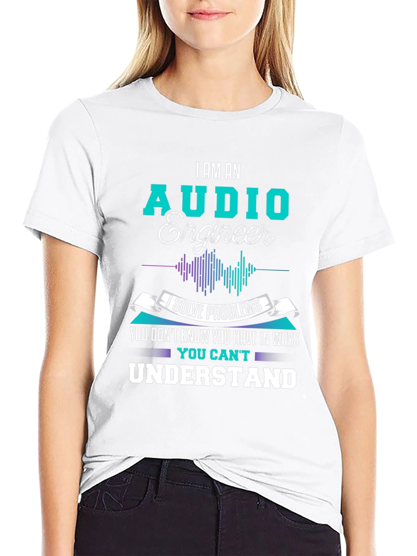Audio Engineer T-Shirt - I Solve Problems Graphic Tee