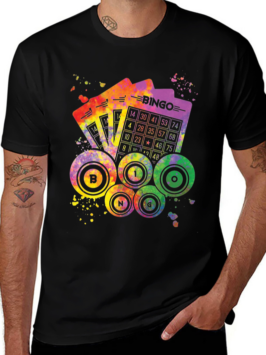 Colorful Bingo T-Shirt - Lucky Numbers Tee