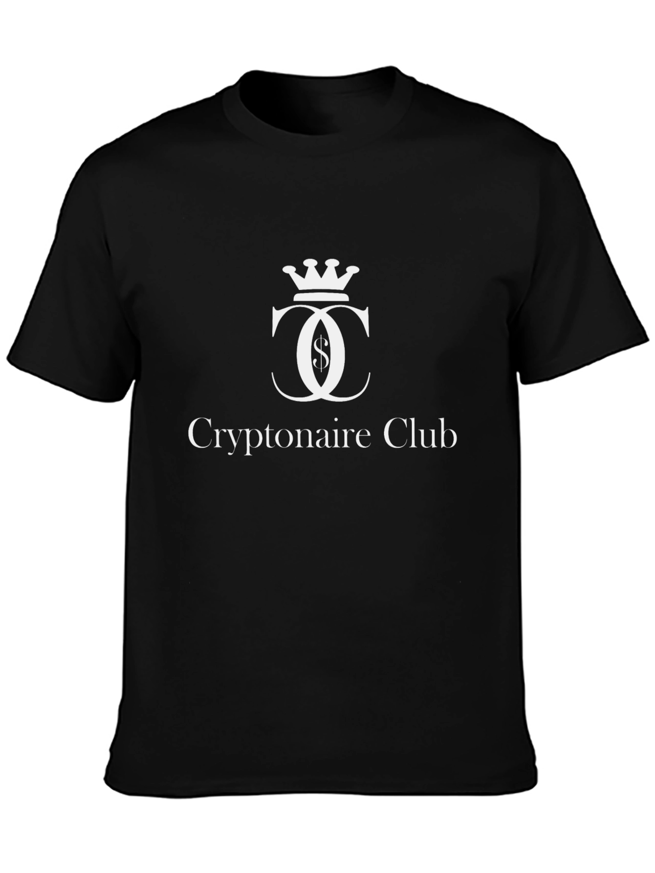 Cryptonaire Club T-Shirt - Black Cotton Tee