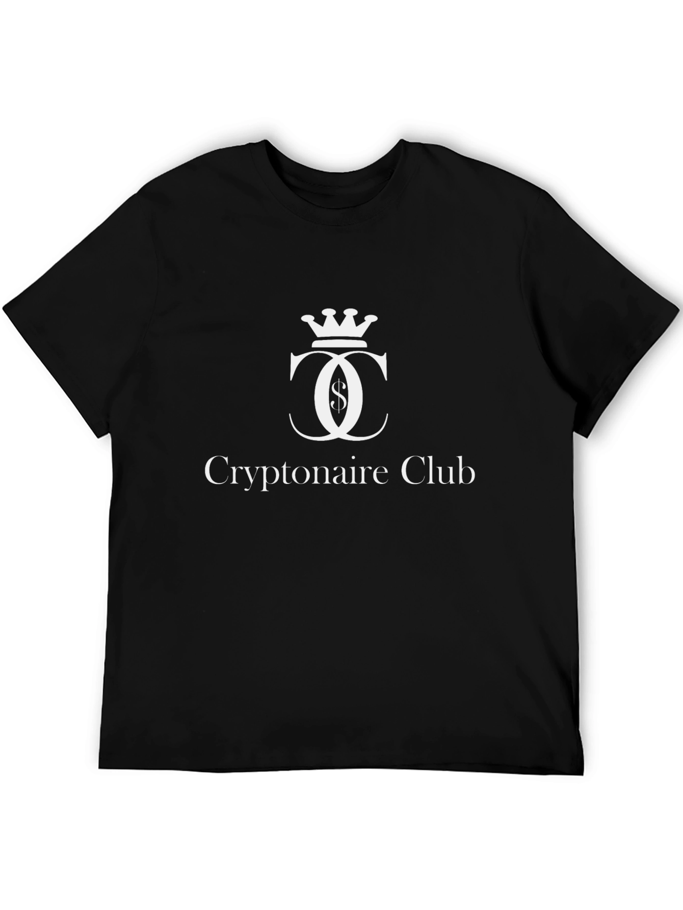 Cryptonaire Club T-Shirt - Black Cotton Tee