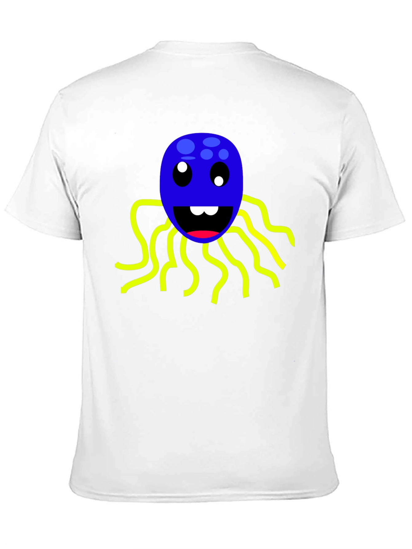 Fun Octopus Graphic Tee - Soft Black Cotton Shirt