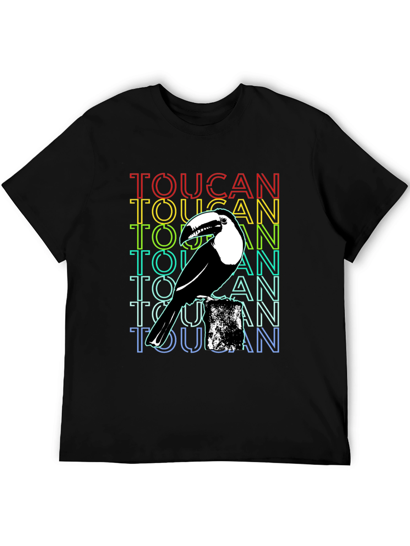 Toucan Graphic T-Shirt - Black