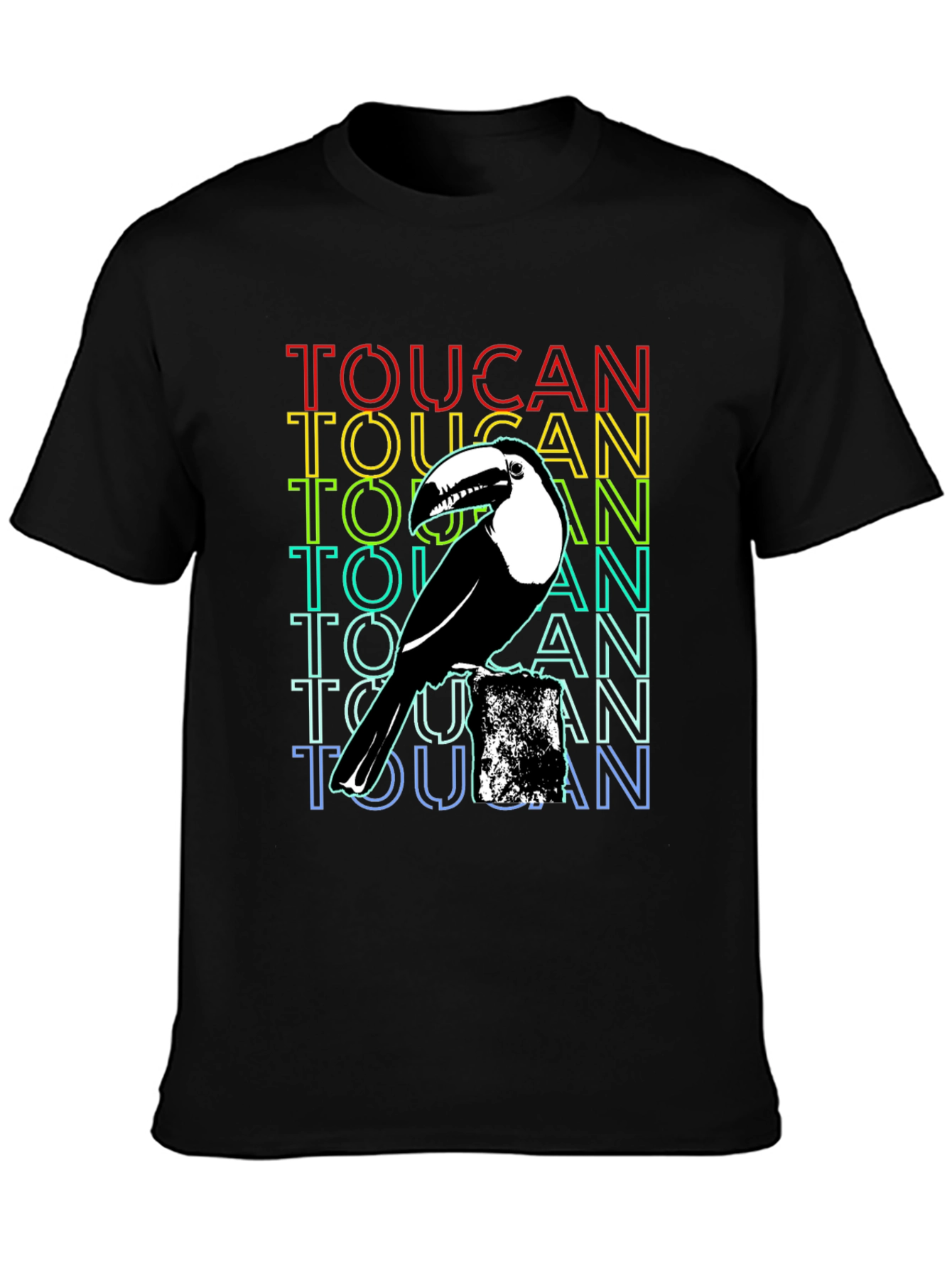 Toucan Graphic T-Shirt - Black
