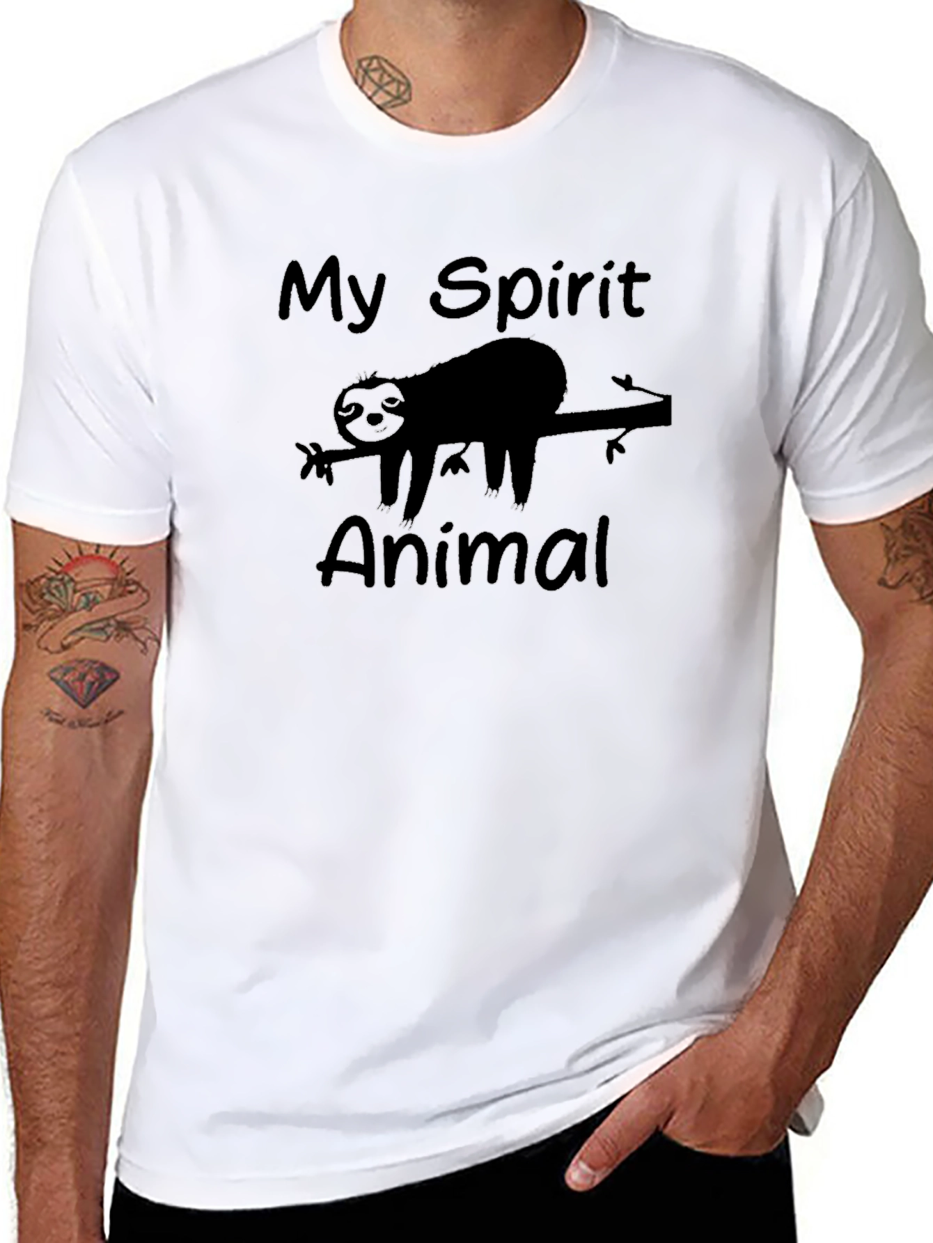My Spirit Animal Sloth Graphic Tee