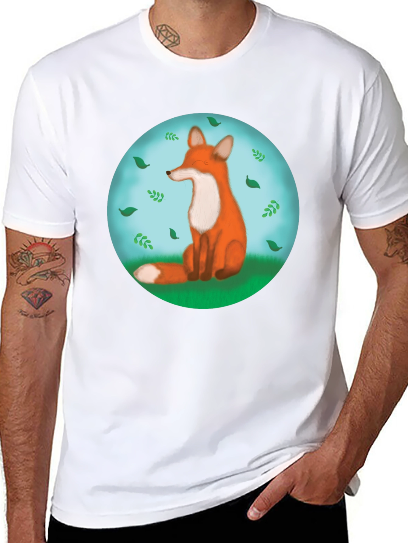 Fox Graphic T-Shirt - Soft Cotton Tee