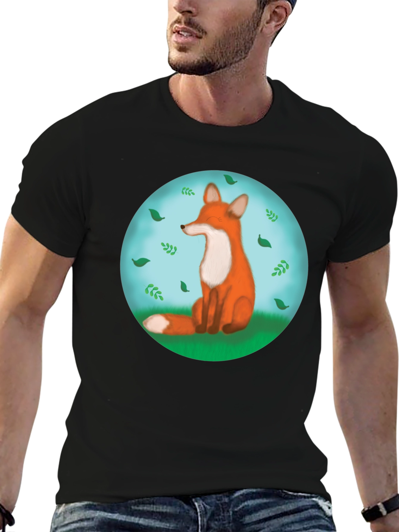 Fox Graphic T-Shirt - Soft Cotton Tee
