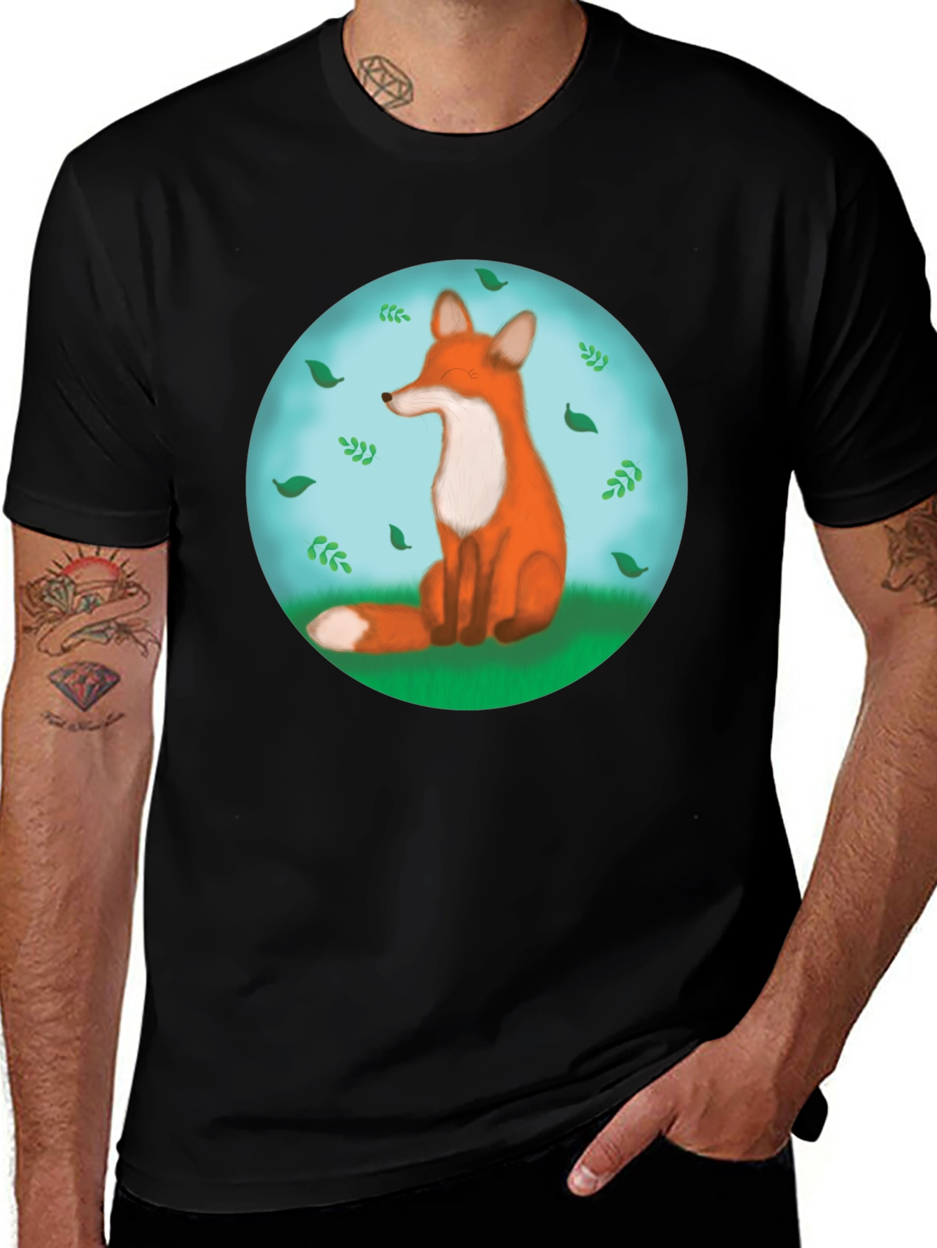 Fox Graphic T-Shirt - Soft Cotton Tee