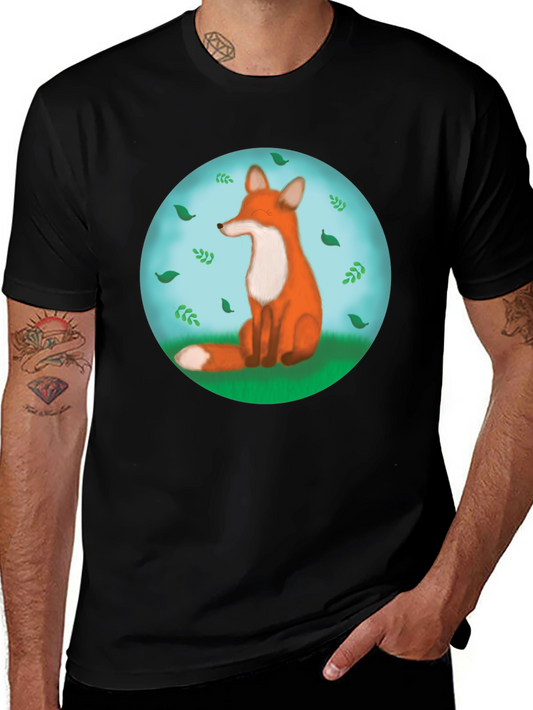 Fox Graphic T-Shirt - Soft Cotton Tee