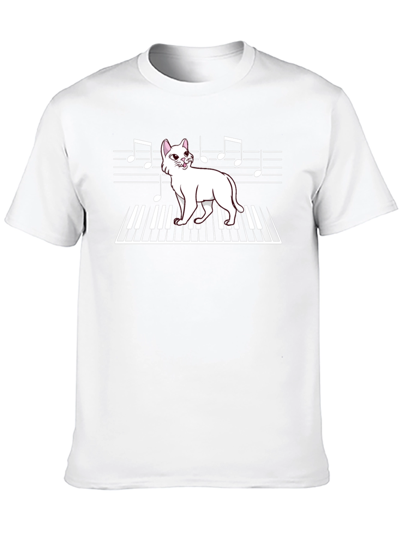 Cat Piano Music Shirt
