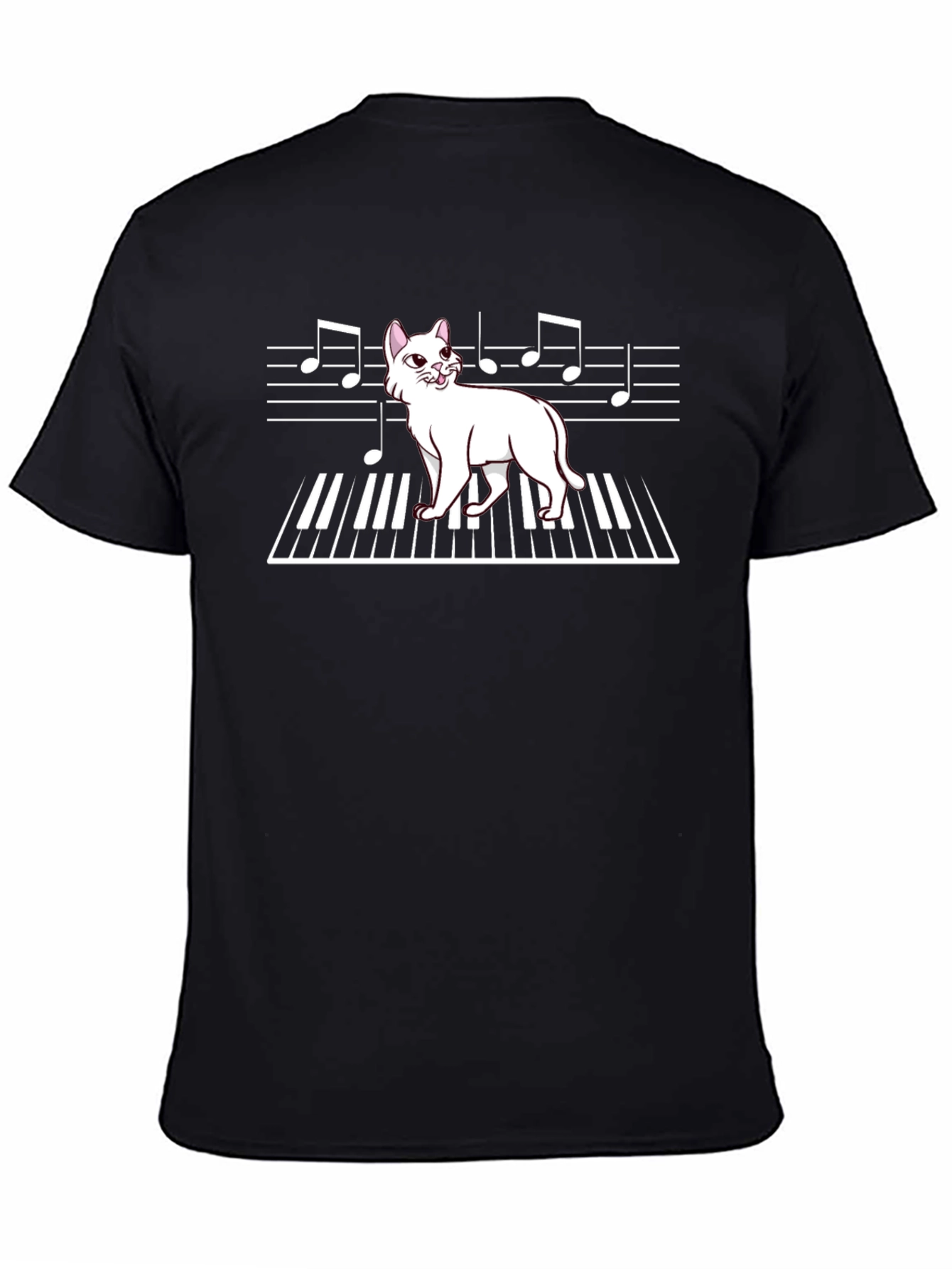 Cat Piano Music Shirt