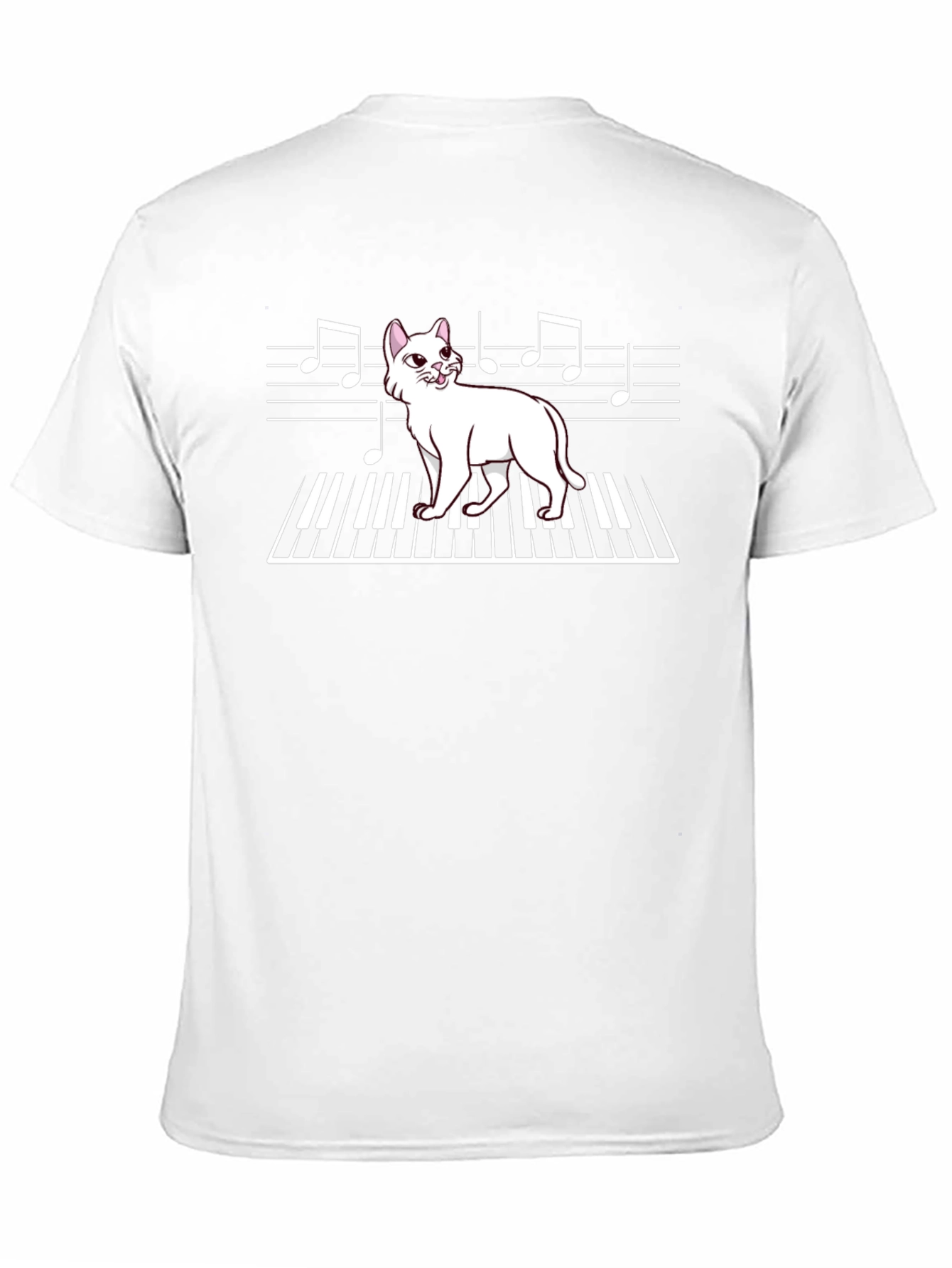 Cat Piano Music Shirt