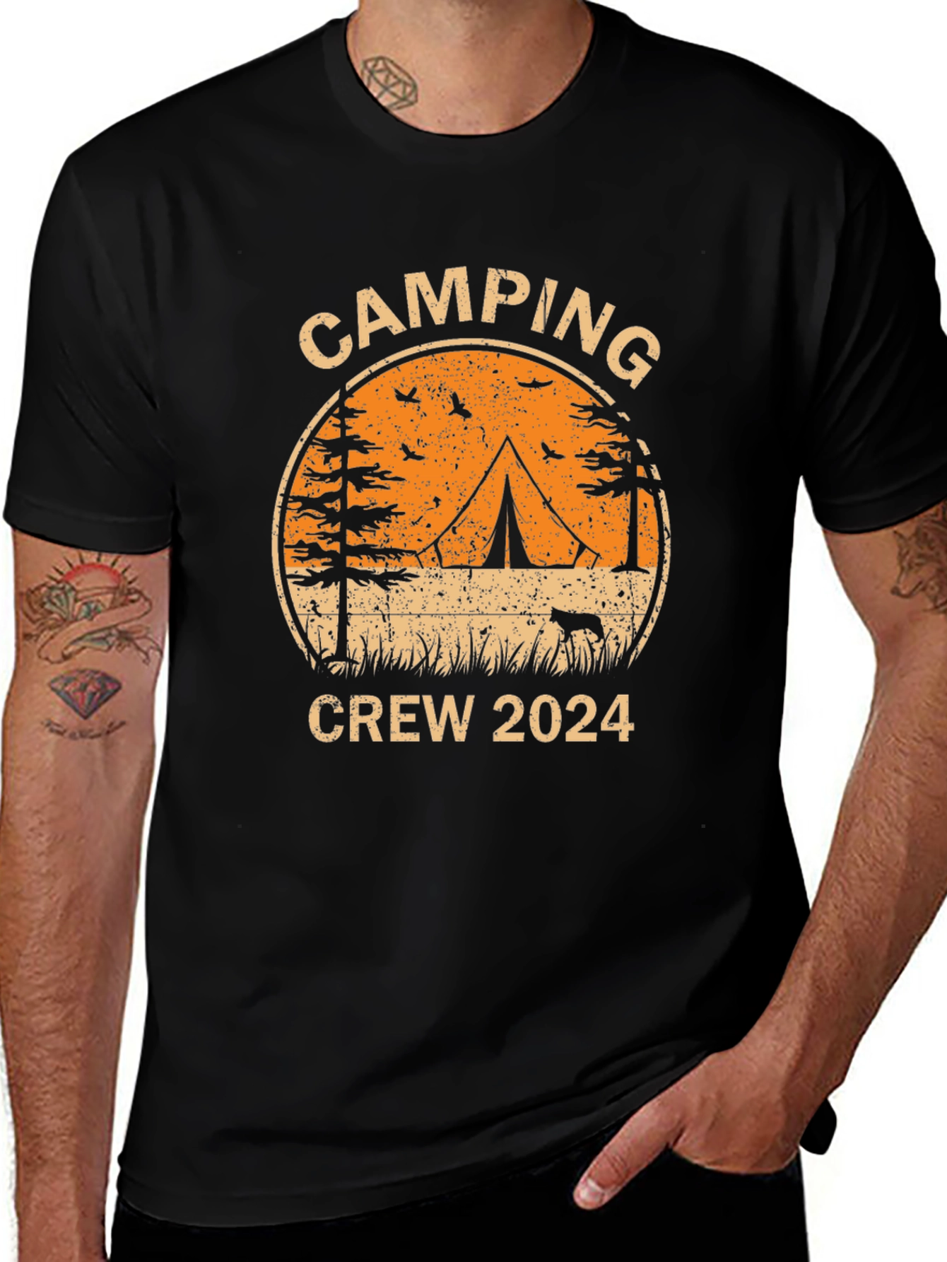 Camping Crew 2024 T-Shirt - Outdoor Adventure
