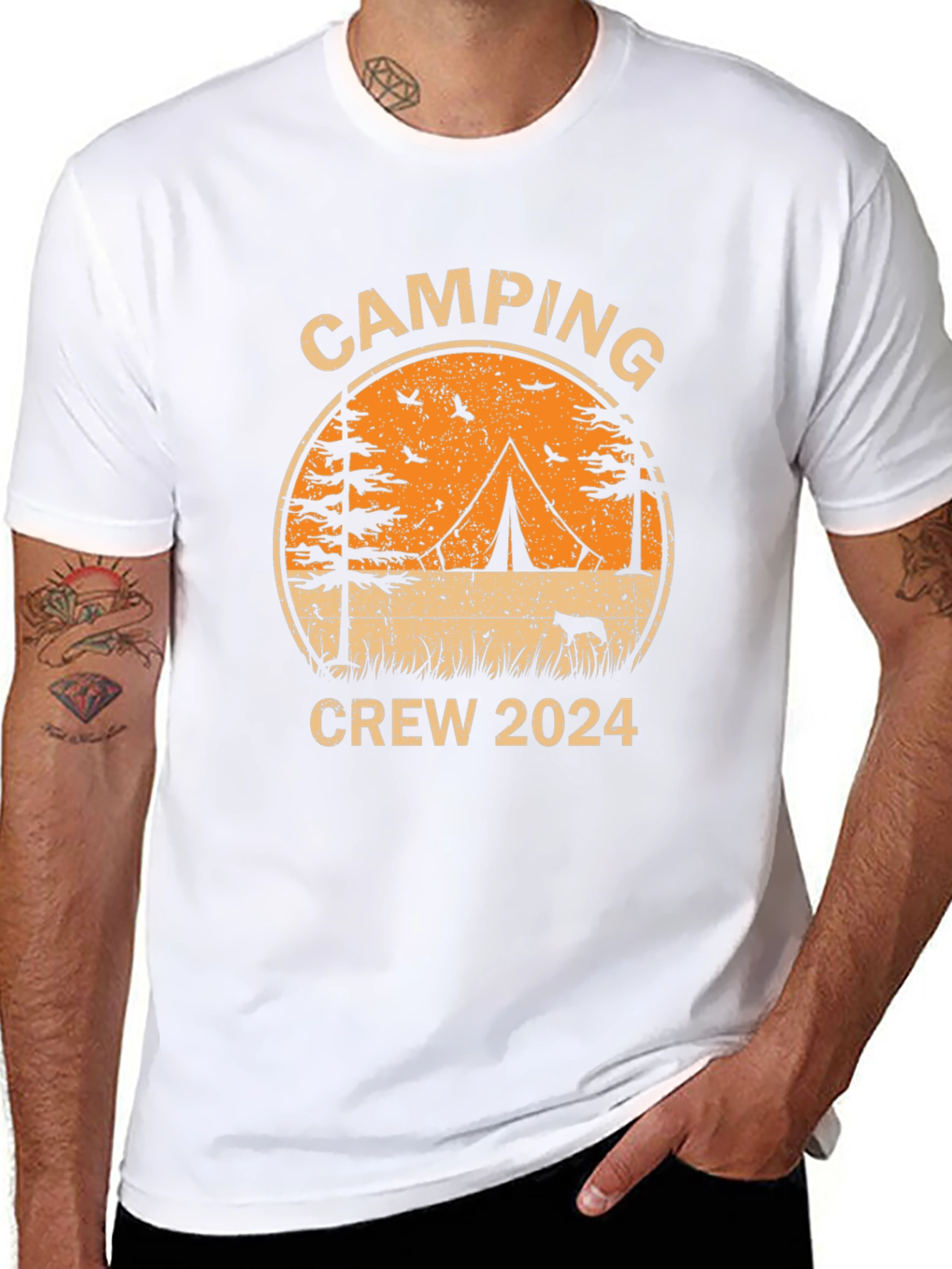 Camping Crew 2024 T-Shirt - Outdoor Adventure