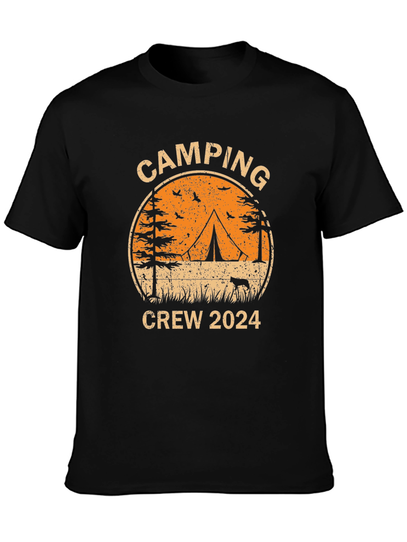 Camping Crew 2024 T-Shirt - Outdoor Adventure