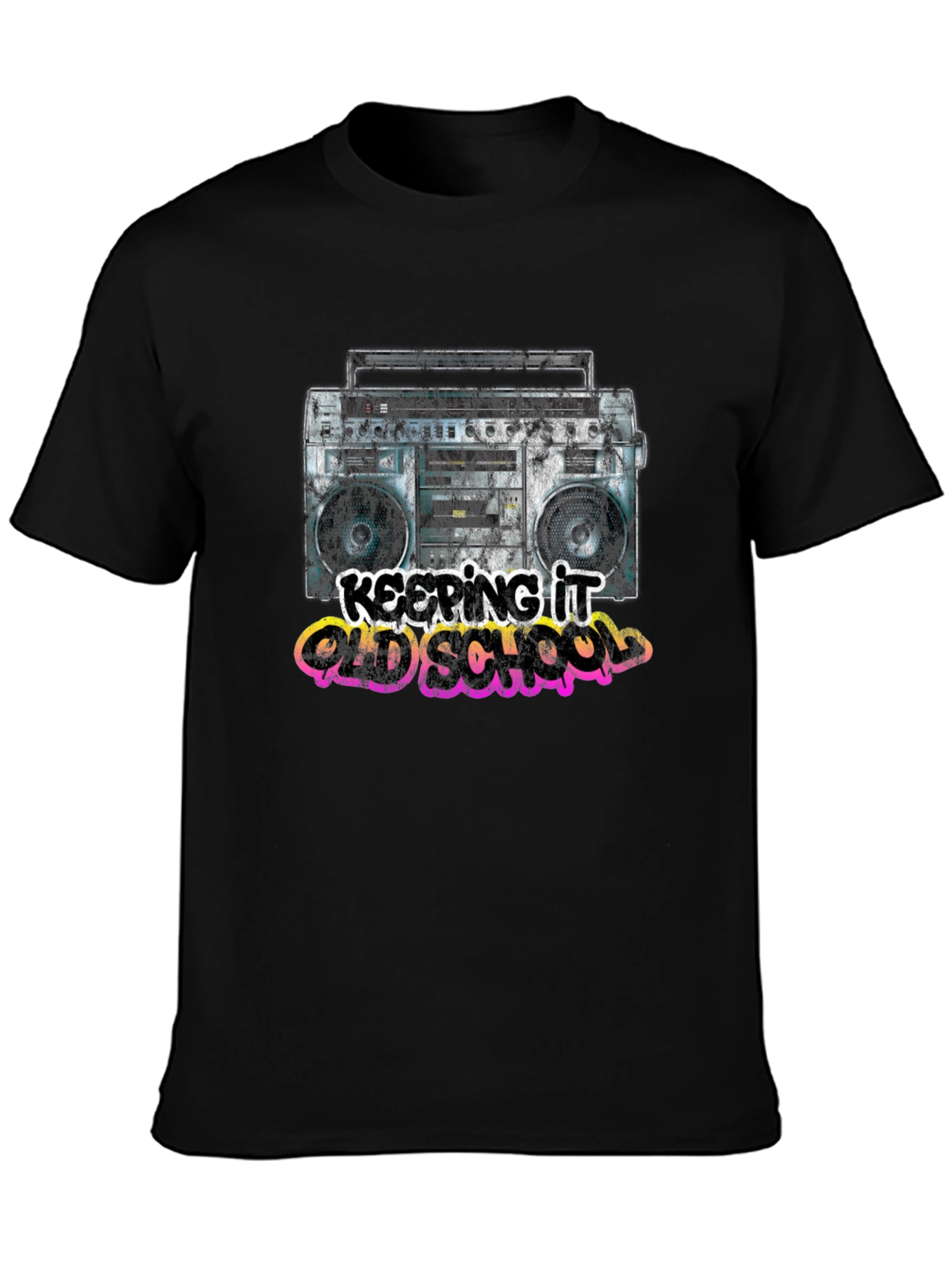 Retro Boombox T-Shirt - Keeping It Old School