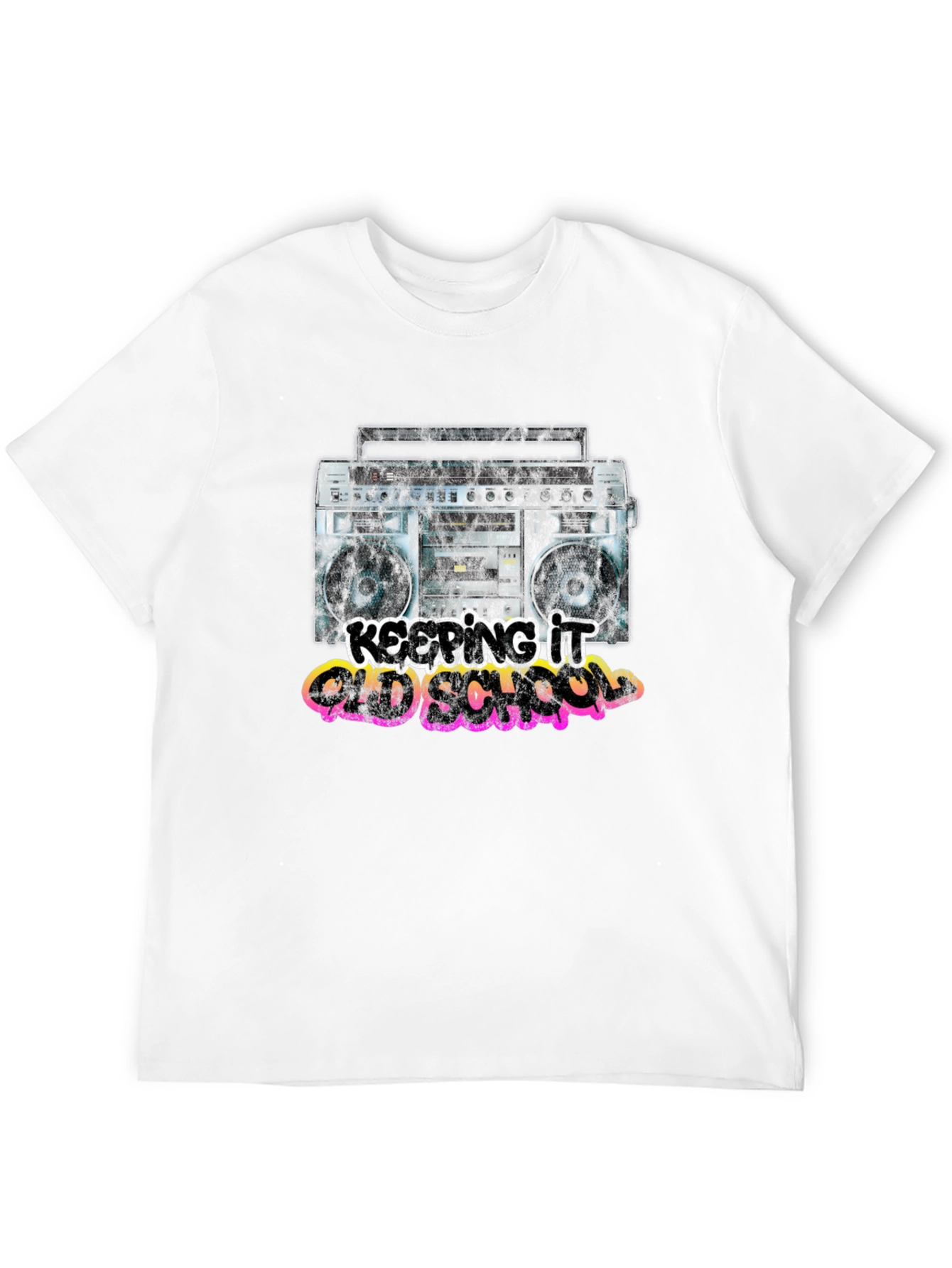 Retro Boombox T-Shirt - Keeping It Old School