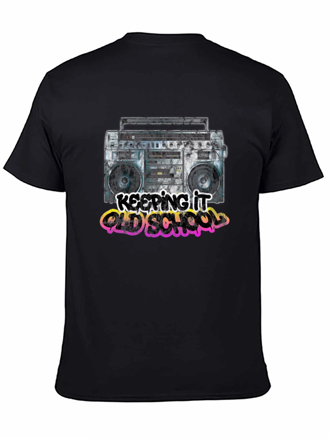 Retro Boombox T-Shirt - Keeping It Old School
