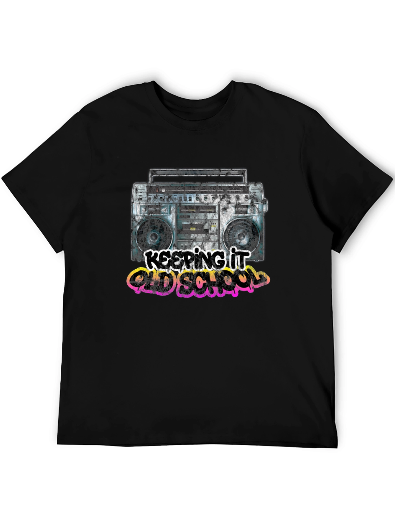 Retro Boombox T-Shirt - Keeping It Old School