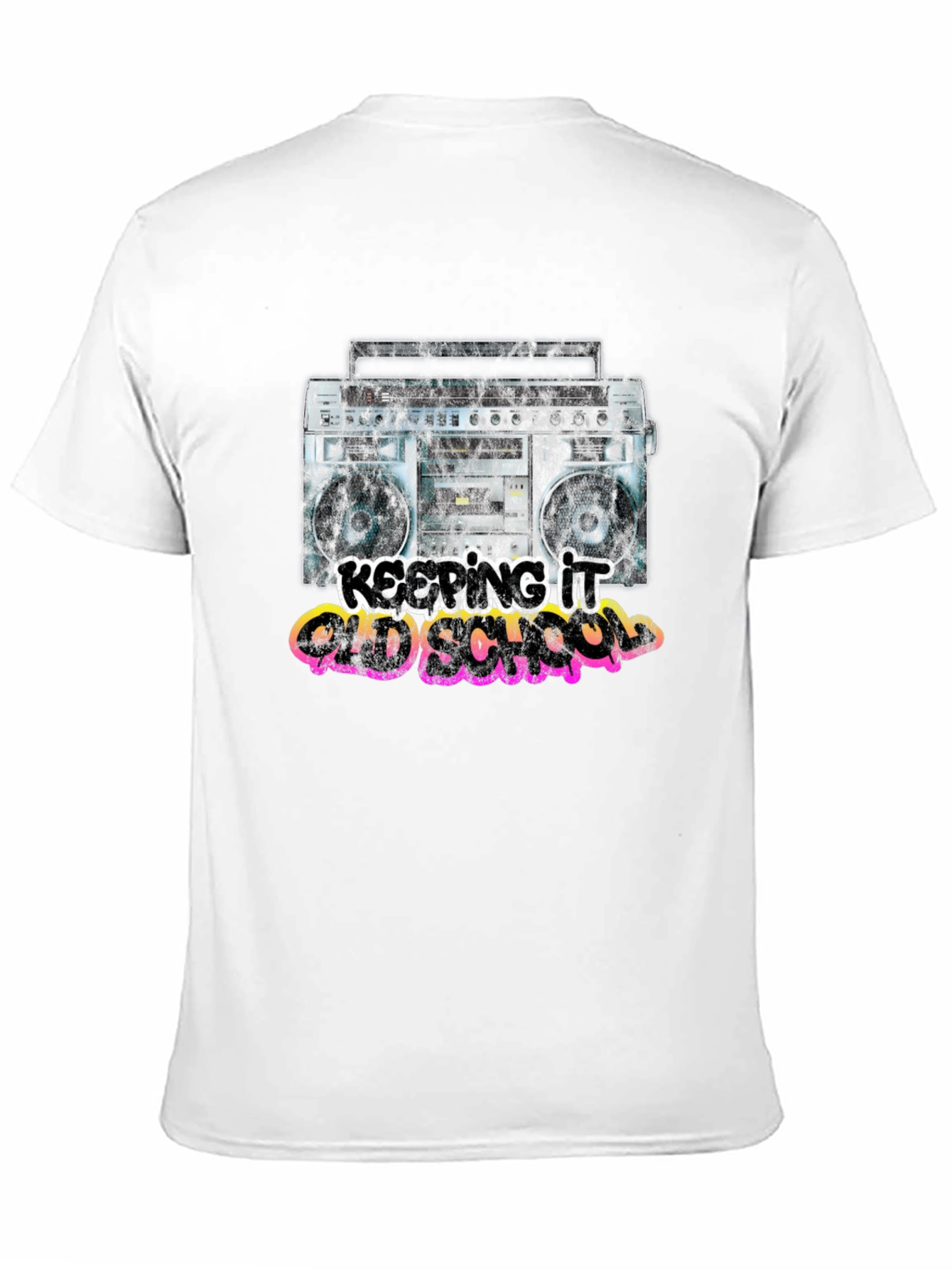 Retro Boombox T-Shirt - Keeping It Old School