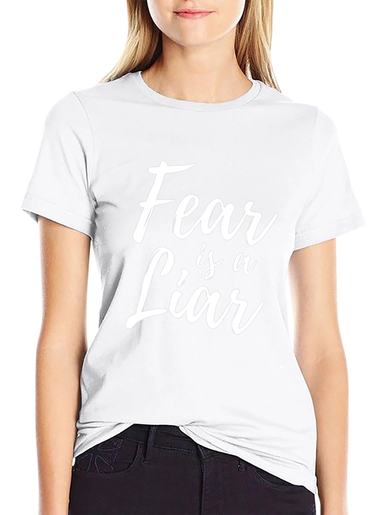 Fear is a Liar Graphic T-Shirt - Black